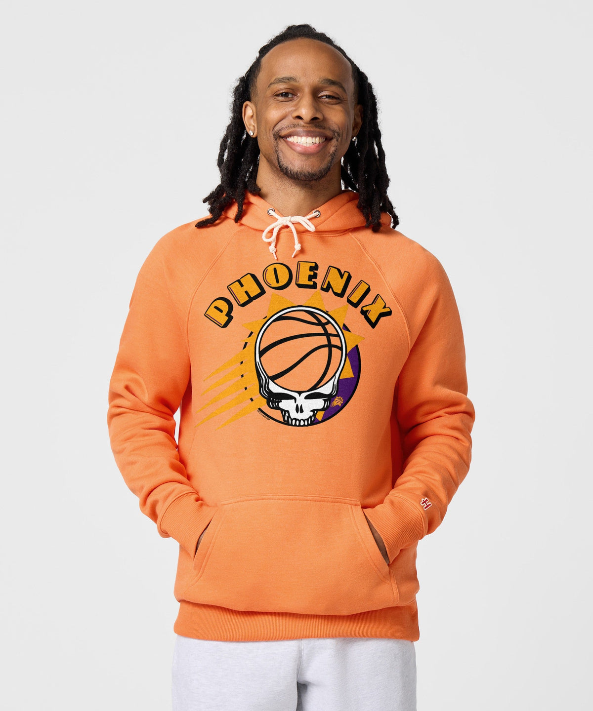 NBA x Grateful Dead x Suns Skull Hoodie product image 3