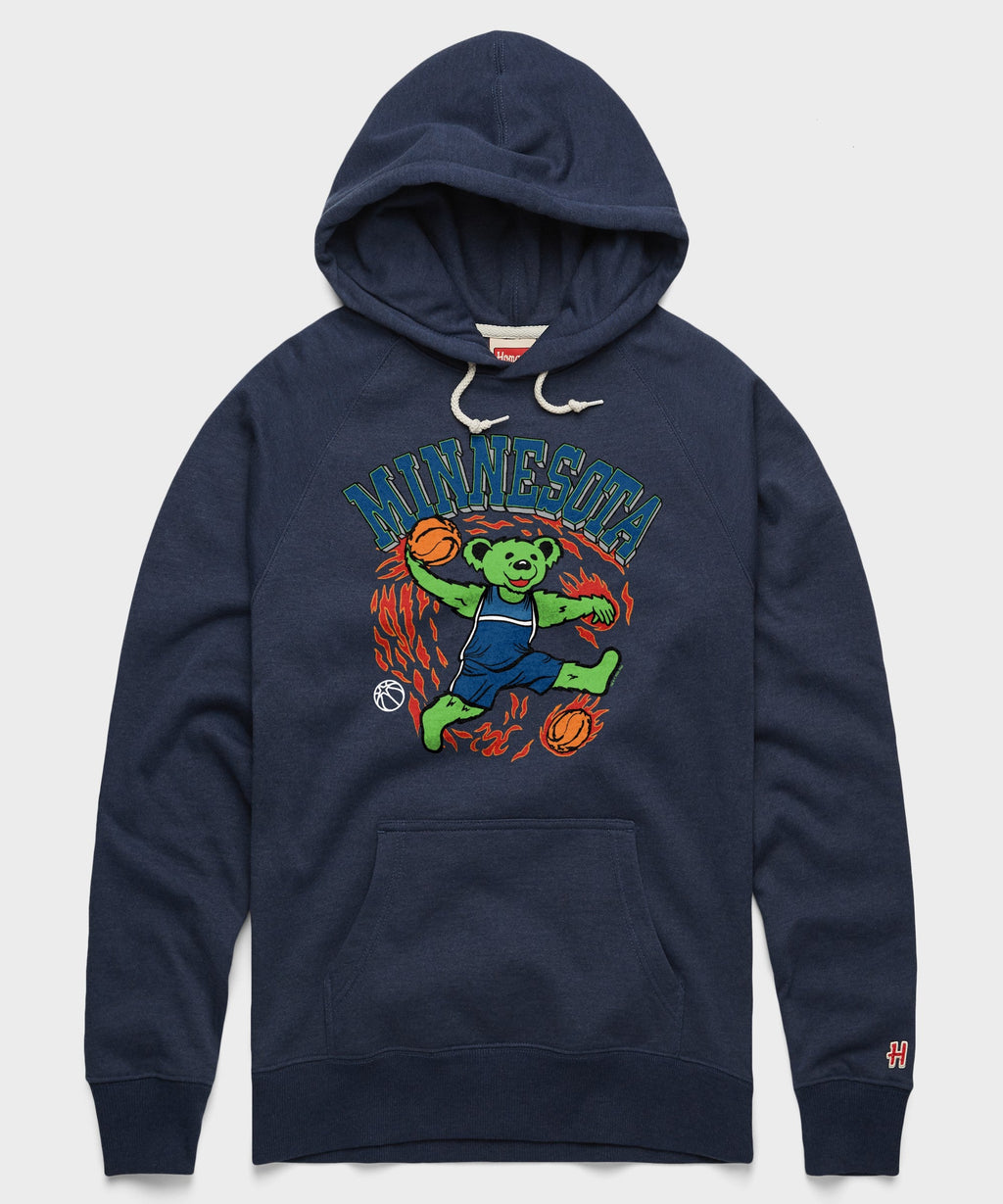 NBA x Grateful Dead x Timberwolves Hoodie product image 1