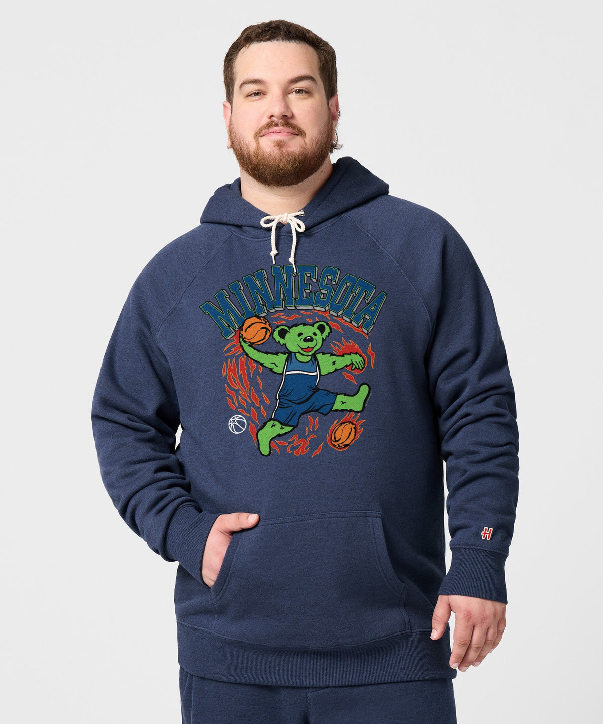 NBA x Grateful Dead x Timberwolves Hoodie product image 3