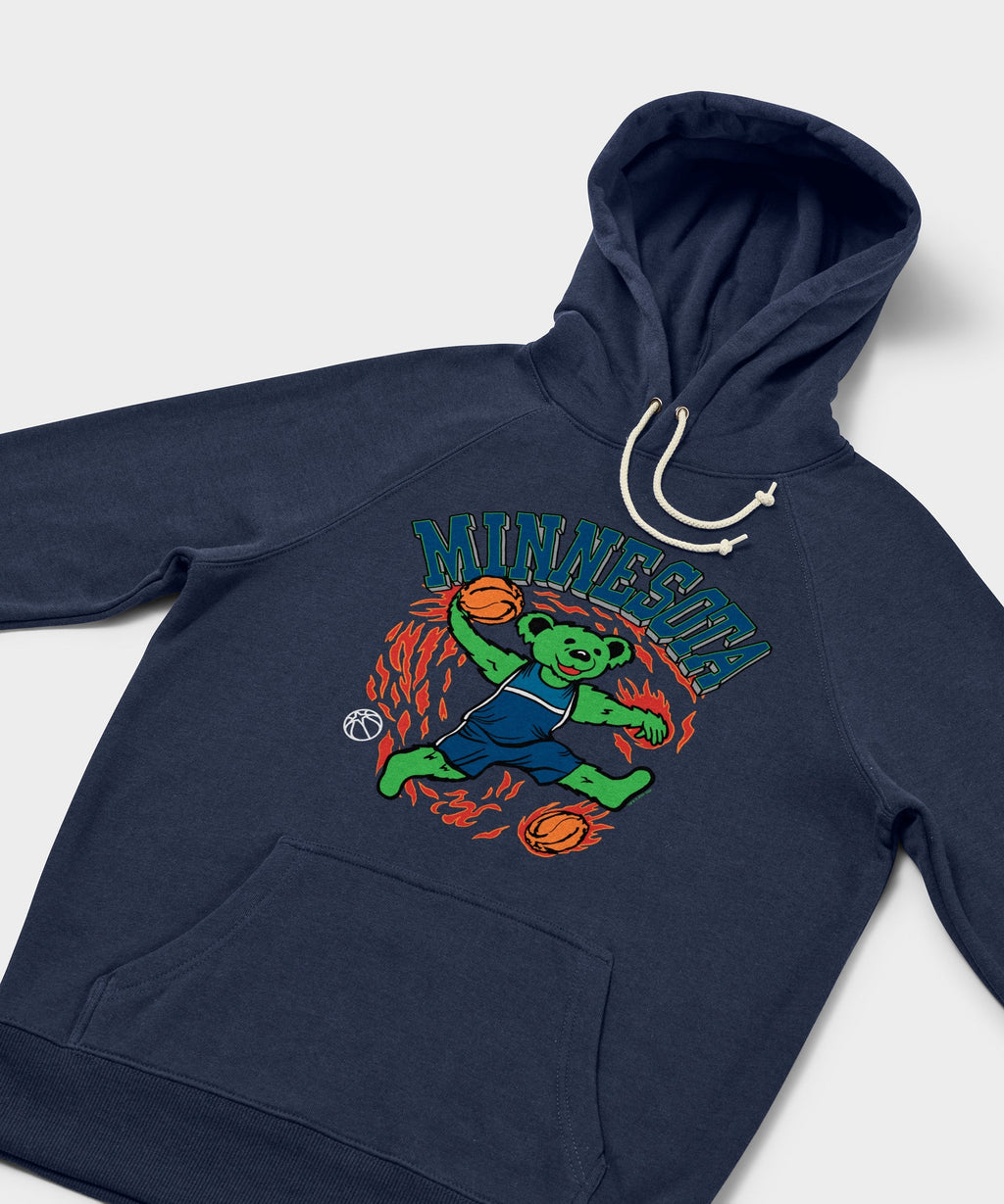 NBA x Grateful Dead x Timberwolves Hoodie product image 2