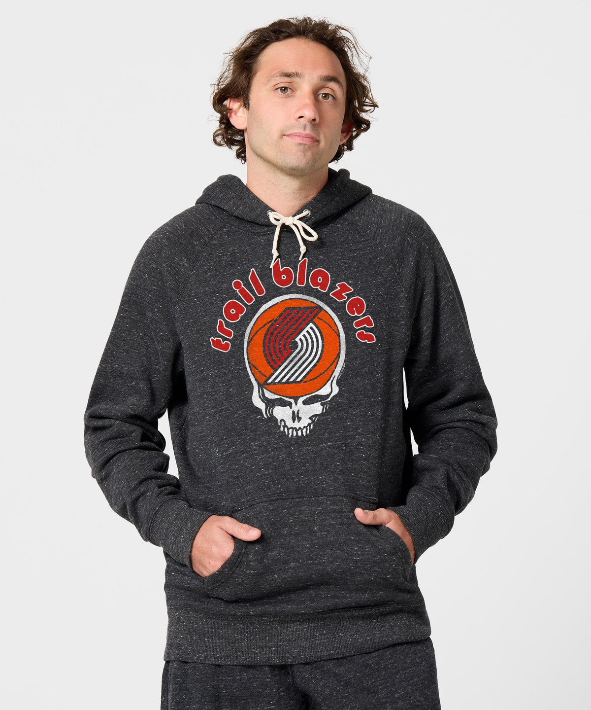 NBA x Grateful Dead x Trail Blazers Hoodie product image 3