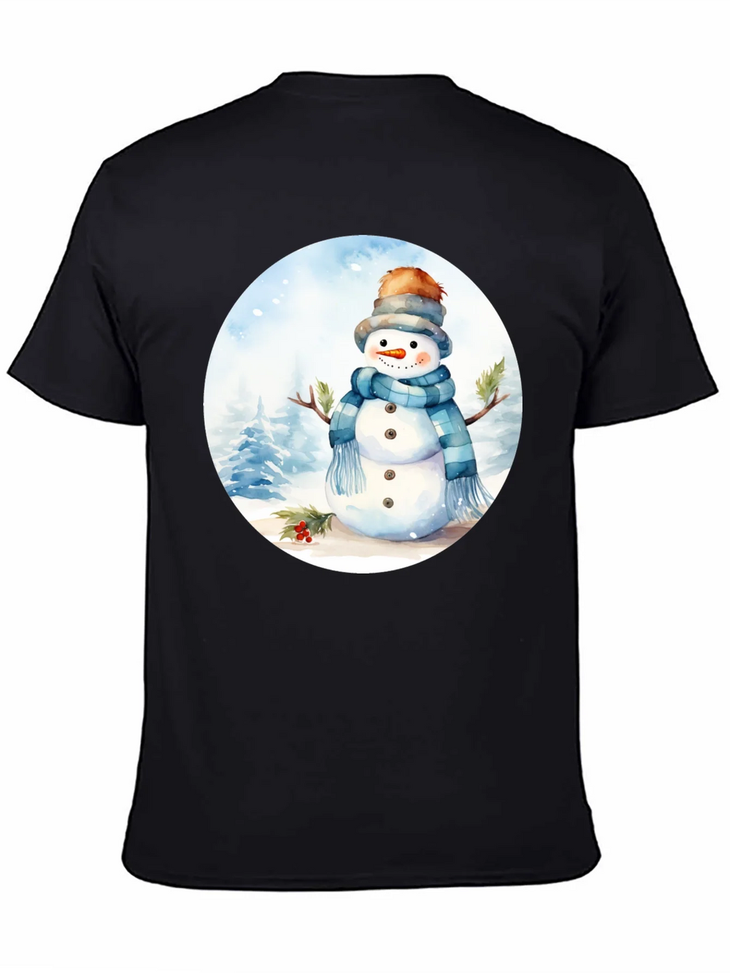 Winter Snowman Graphic Tee product image 3