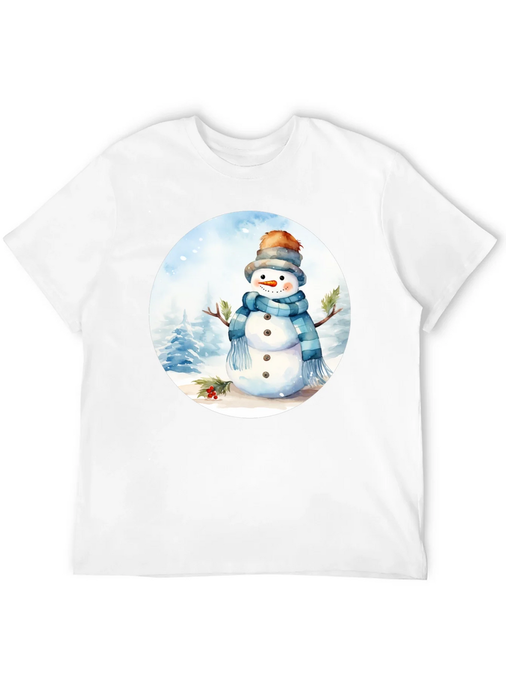Winter Snowman Graphic Tee product image 7