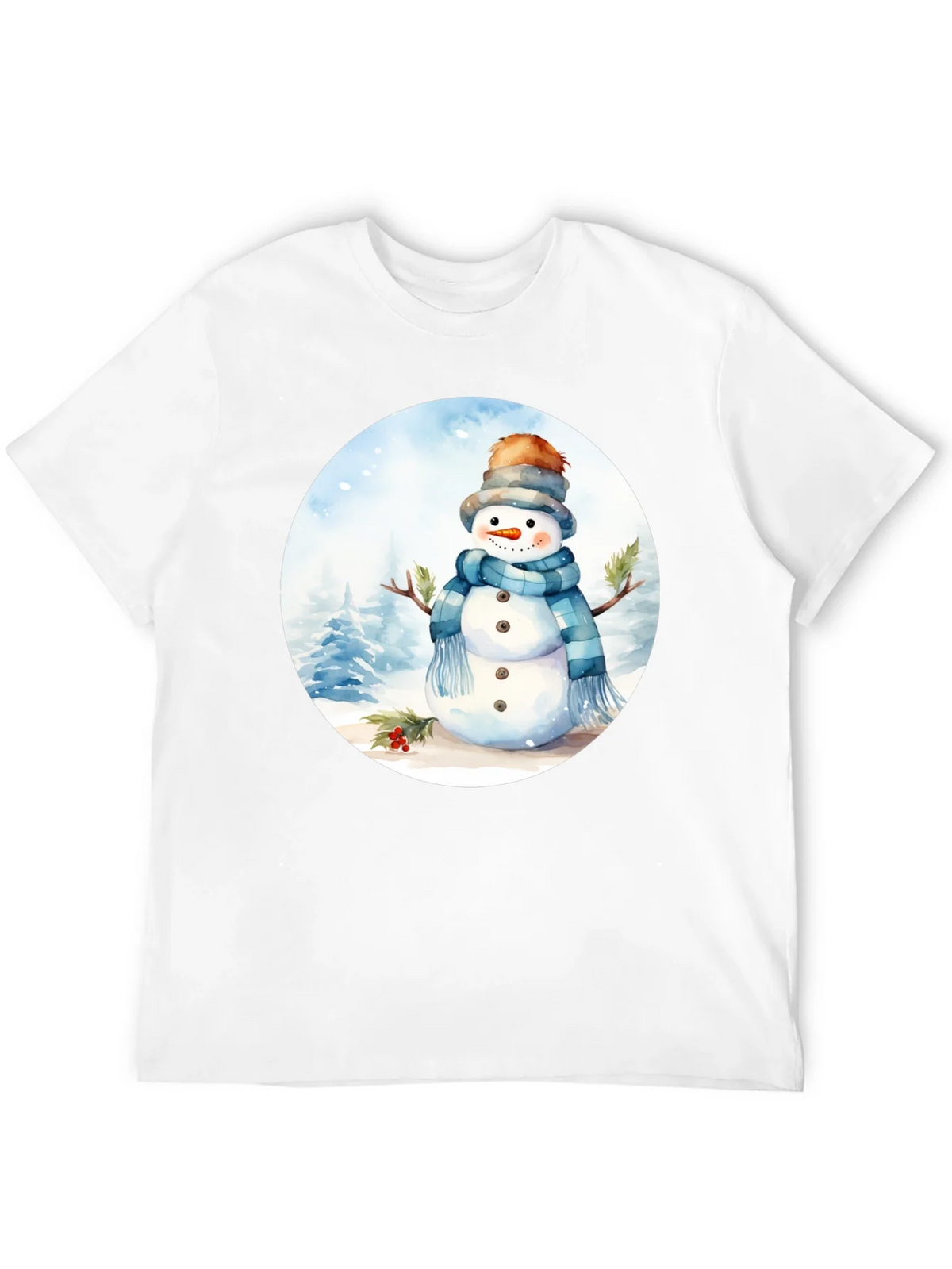 Winter Snowman Graphic Tee product image 7