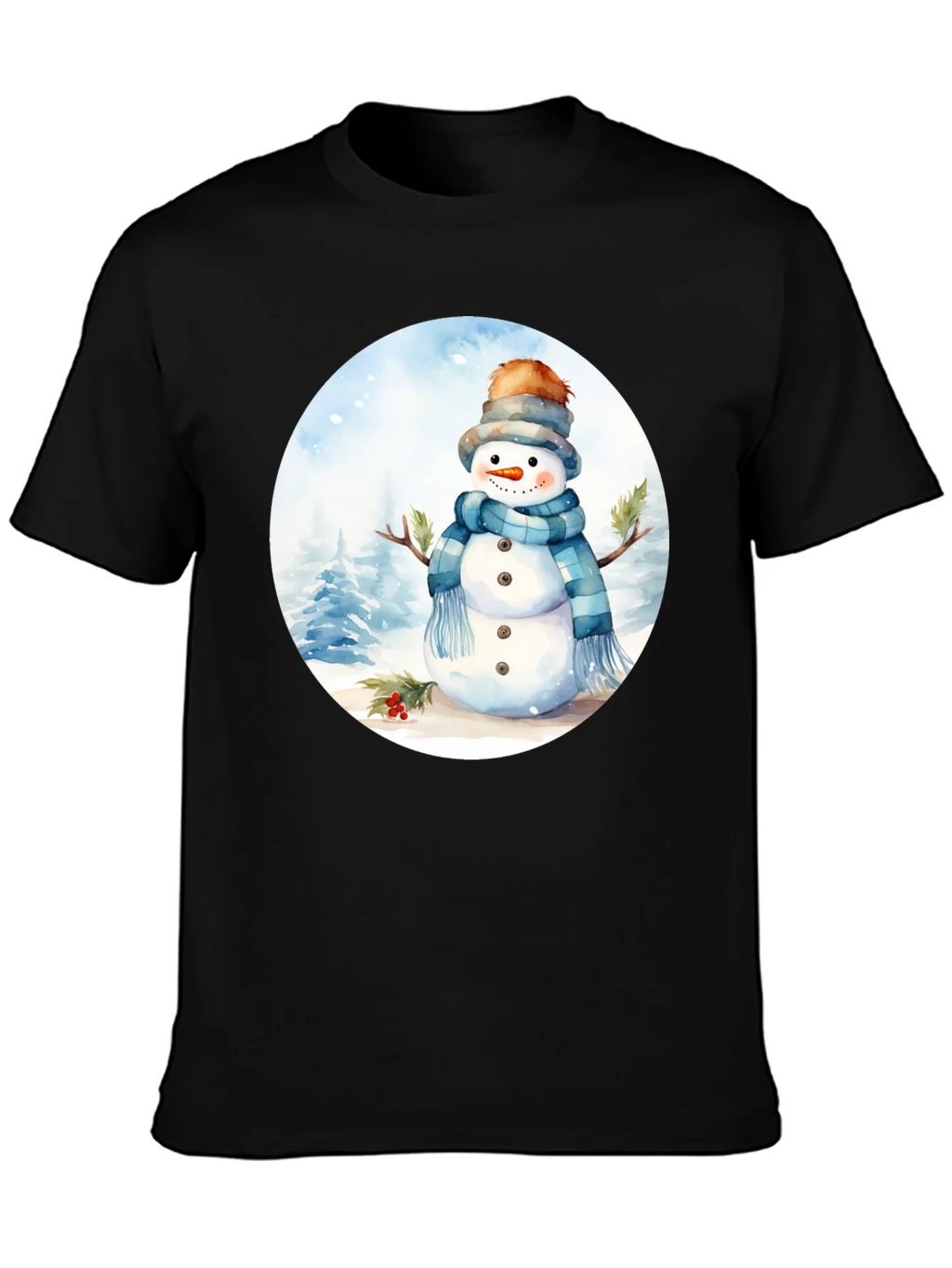 Winter Snowman Graphic Tee product image 2