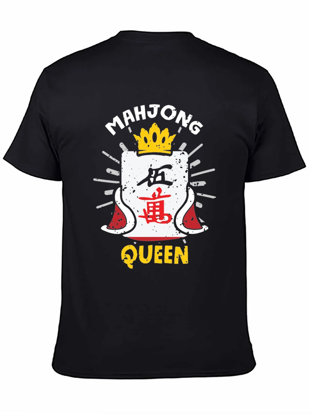 Mahjong Queen Black T-Shirt product image 2