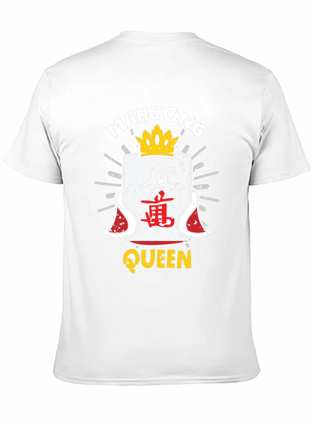 Mahjong Queen Black T-Shirt product image 6