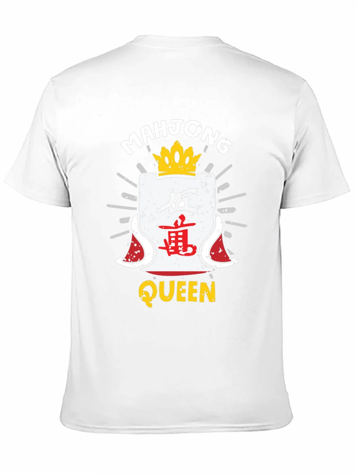 Mahjong Queen Black T-Shirt product image 6