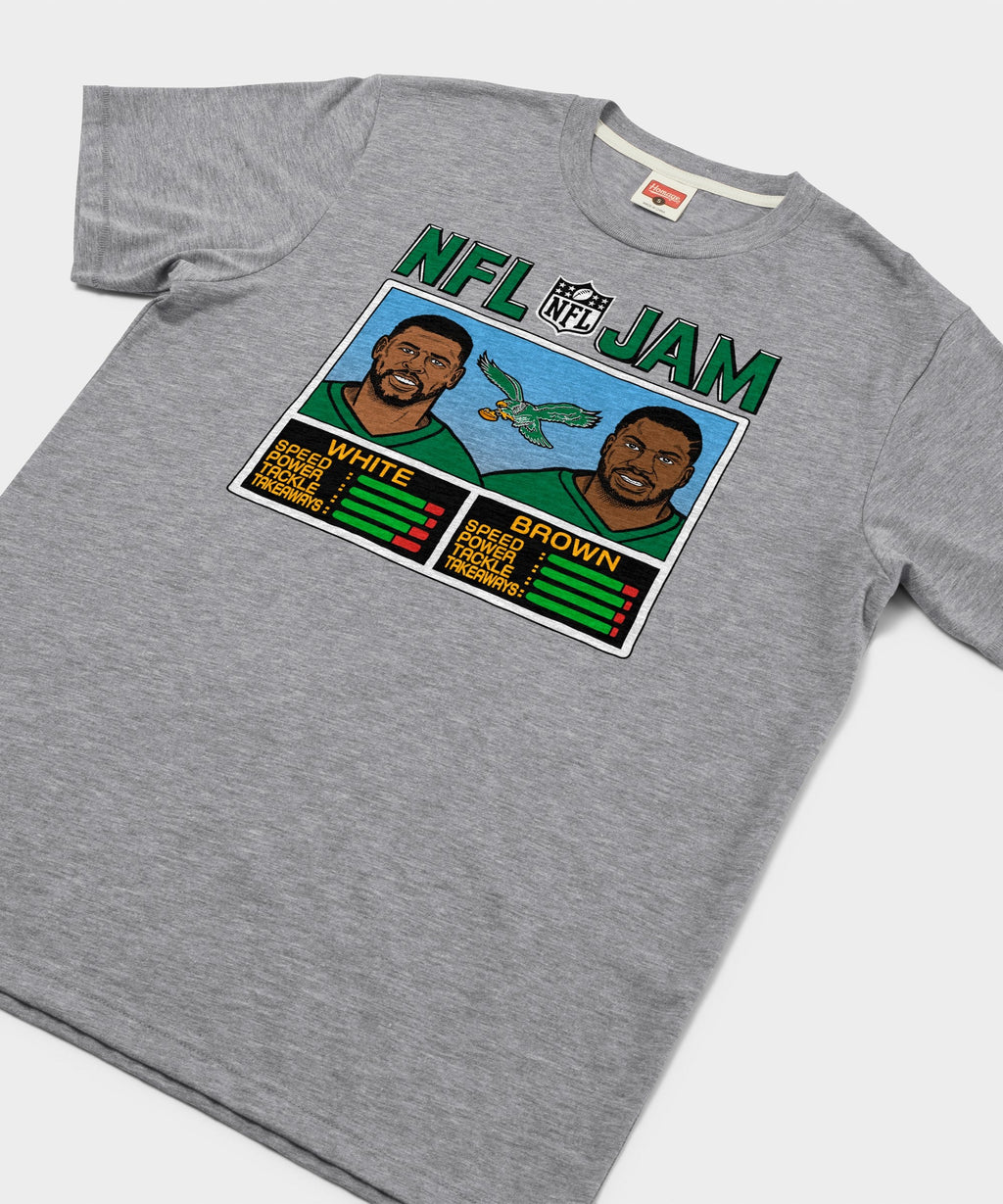 NFL Jam Eagles White And Brown product image 2