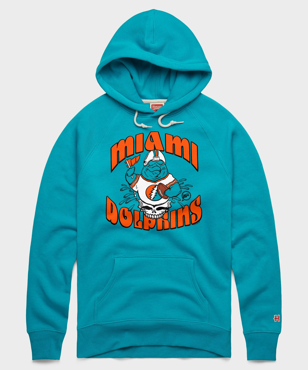 NFL x Grateful Dead x Dolphins Hoodie product image 1