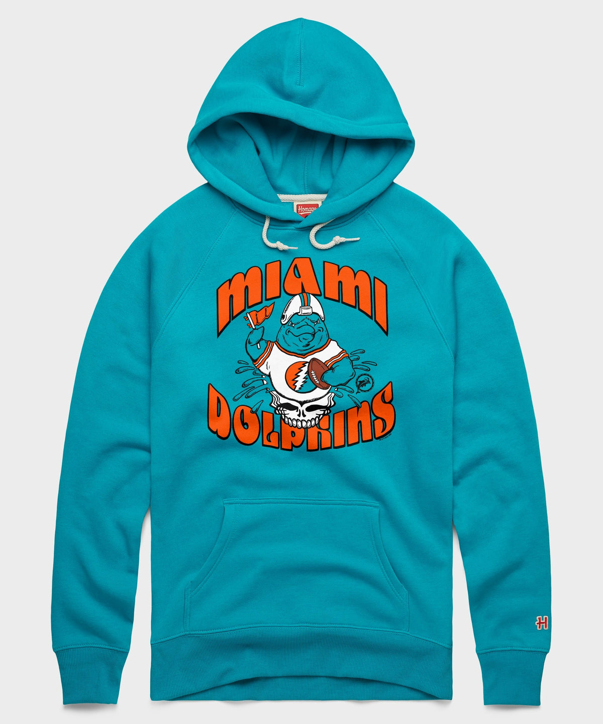 NFL x Grateful Dead x Dolphins Hoodie product image 1