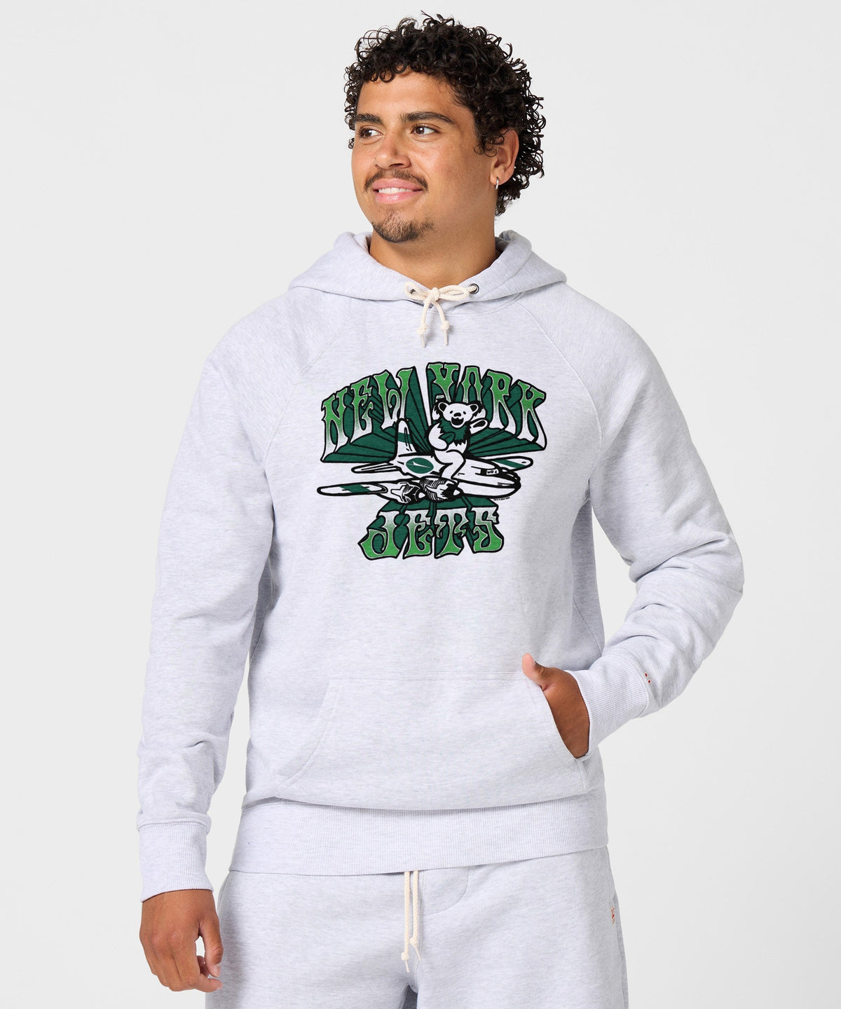 NFL x Grateful Dead x Jets Hoodie product image 3