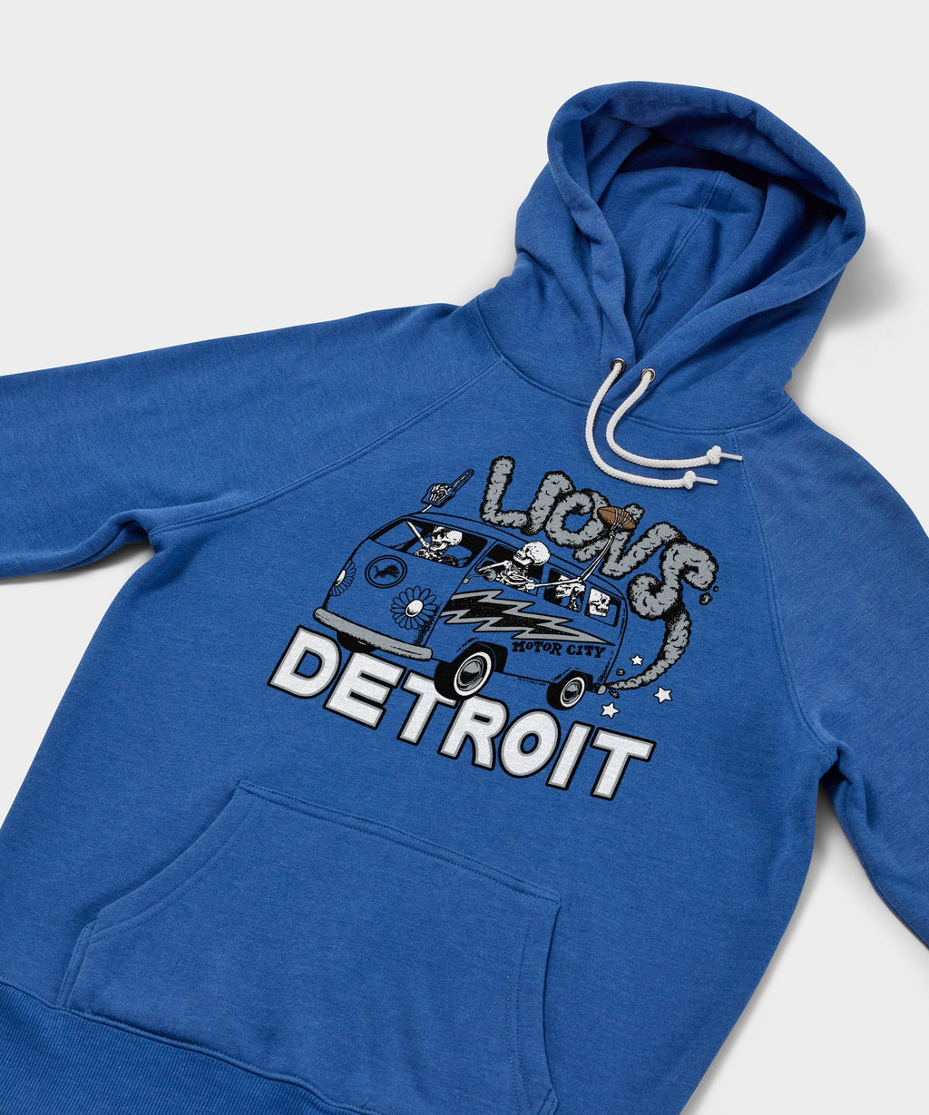 NFL x Grateful Dead x Lions Hoodie product image 2