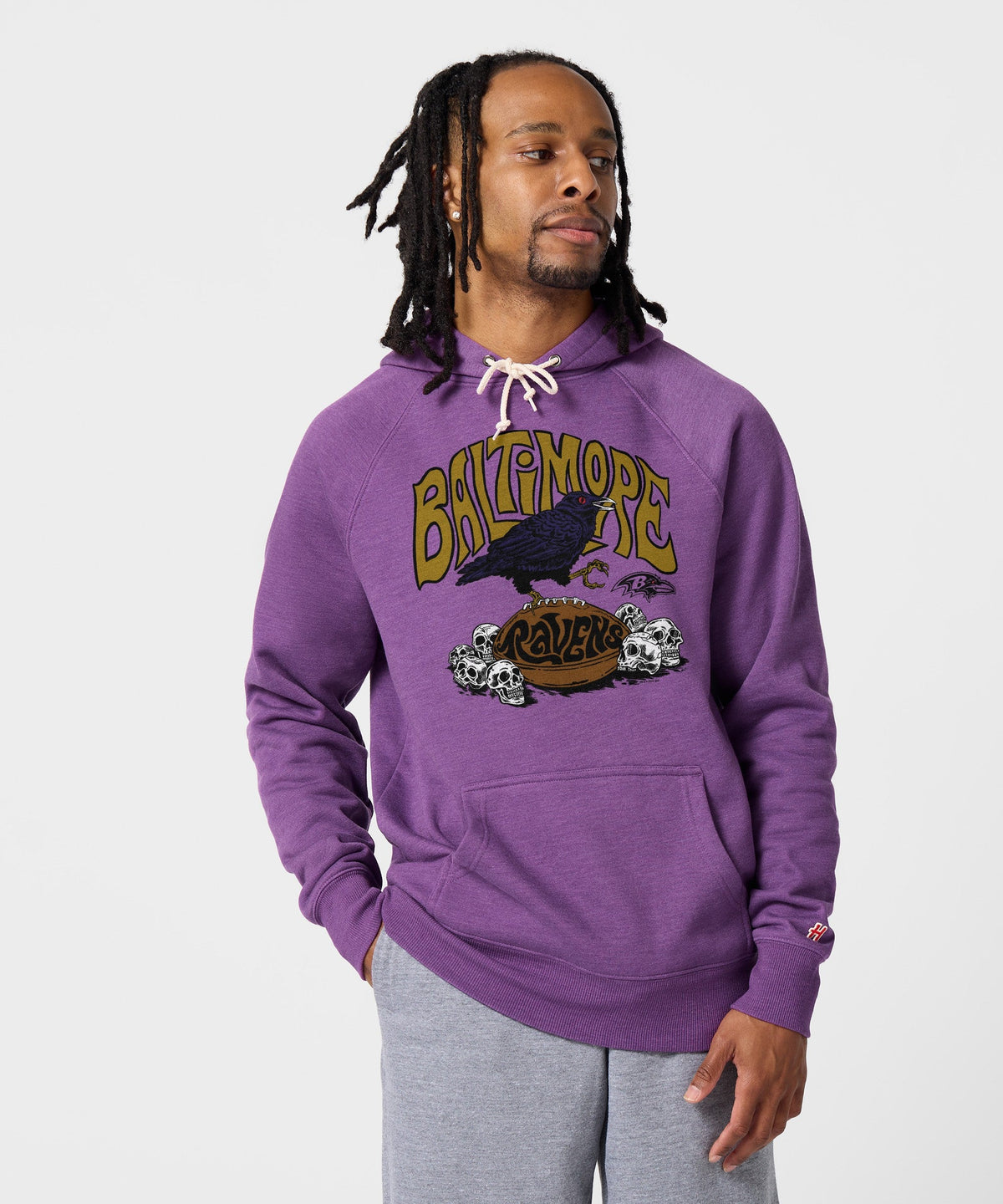 NFL x Grateful Dead x Ravens Hoodie product image 3