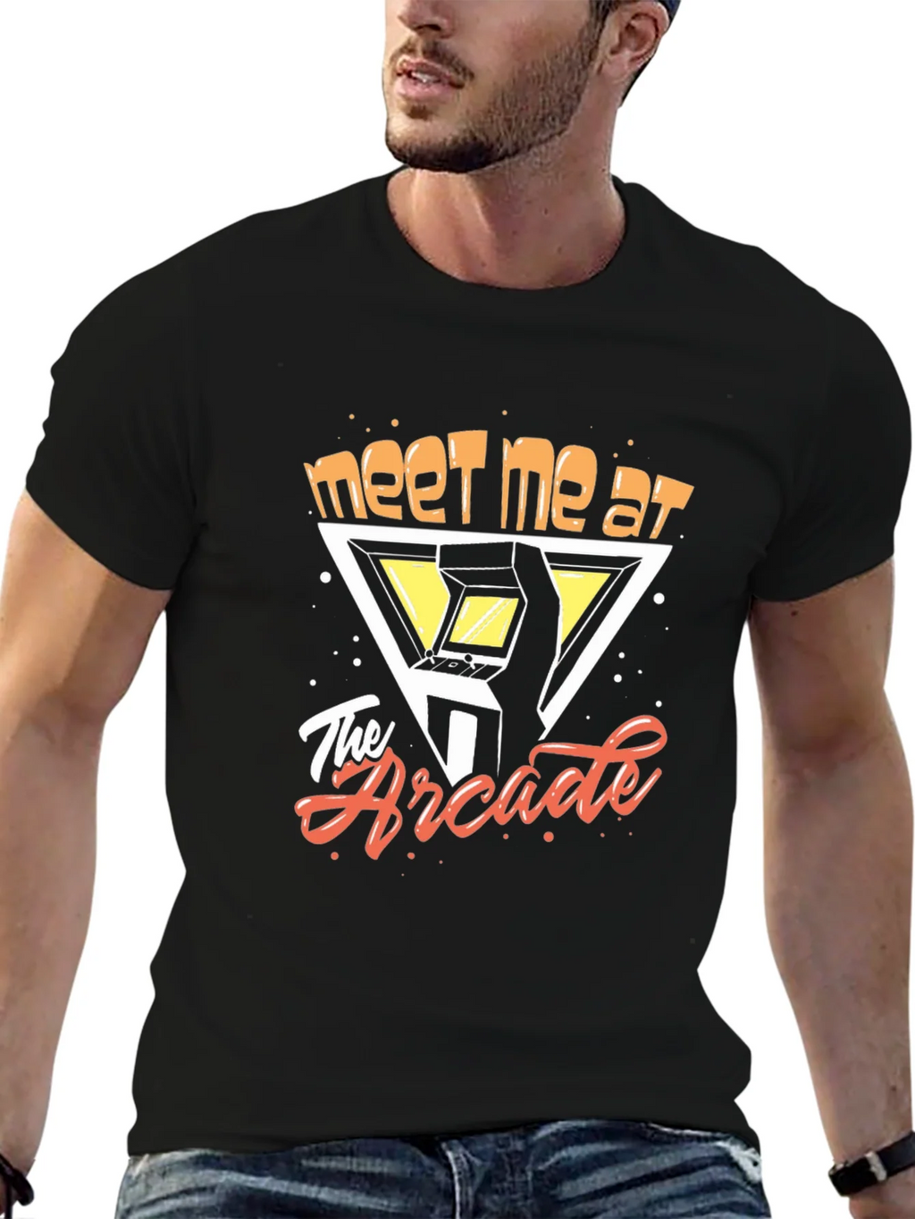 Meet Me at the Arcade Graphic Tee - Retro Gaming Shirt product image 5