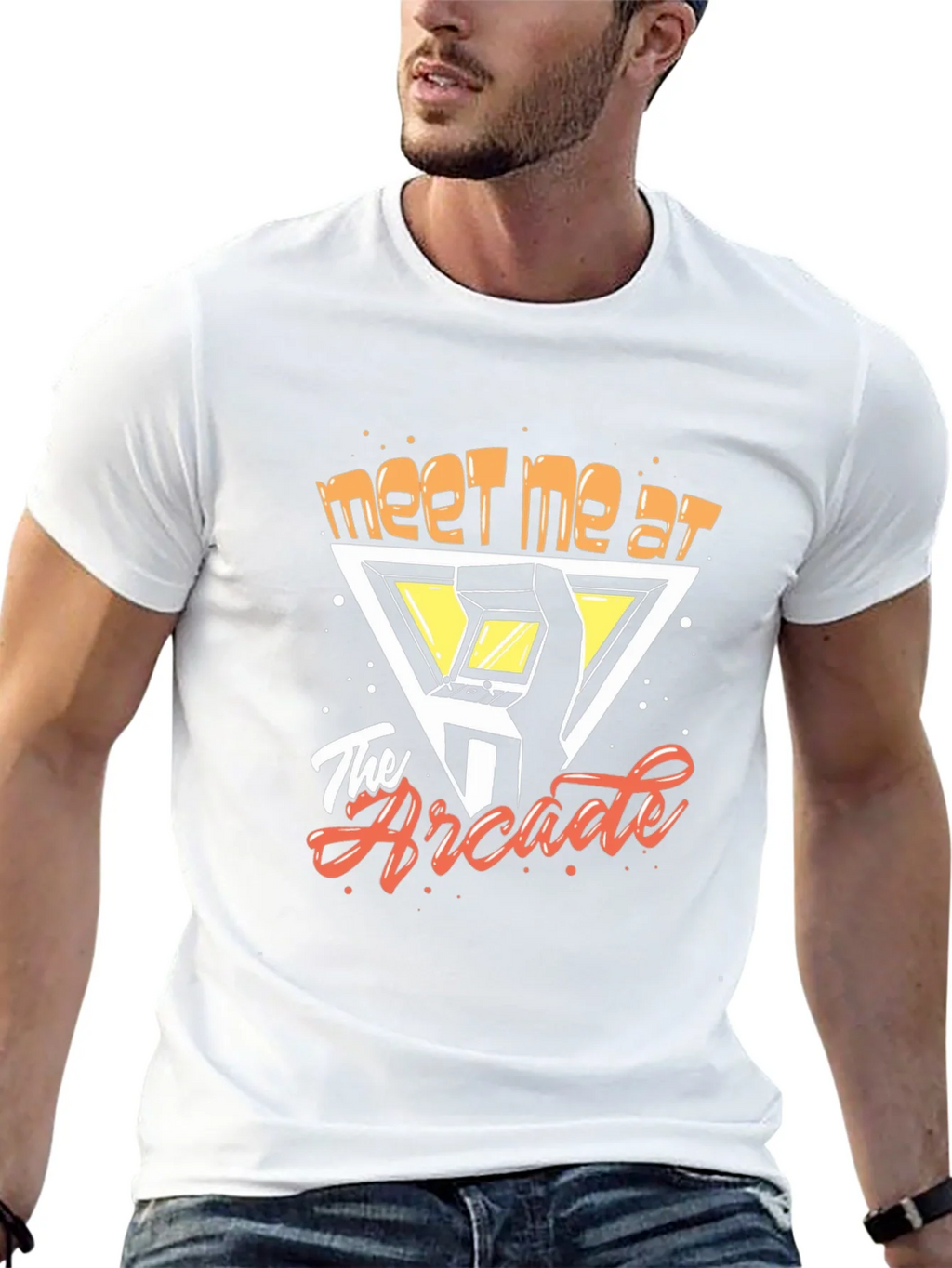 Meet Me at the Arcade Graphic Tee - Retro Gaming Shirt product image 10