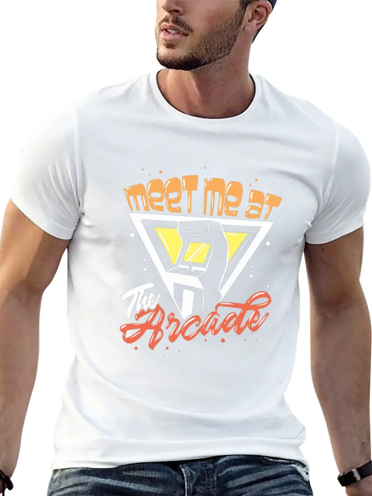 Meet Me at the Arcade Graphic Tee - Retro Gaming Shirt product image 10