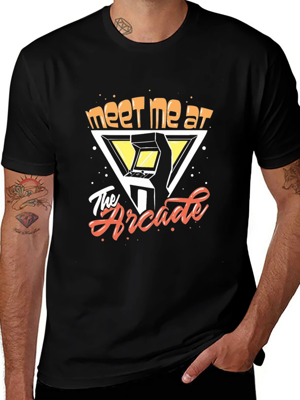 Meet Me at the Arcade Graphic Tee - Retro Gaming Shirt product image 1
