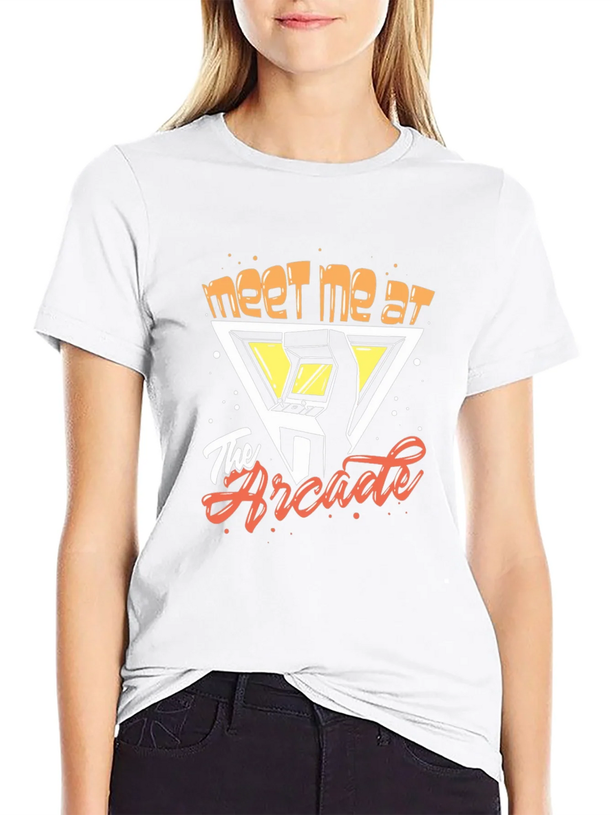 Meet Me at the Arcade Graphic Tee - Retro Gaming Shirt product image 7