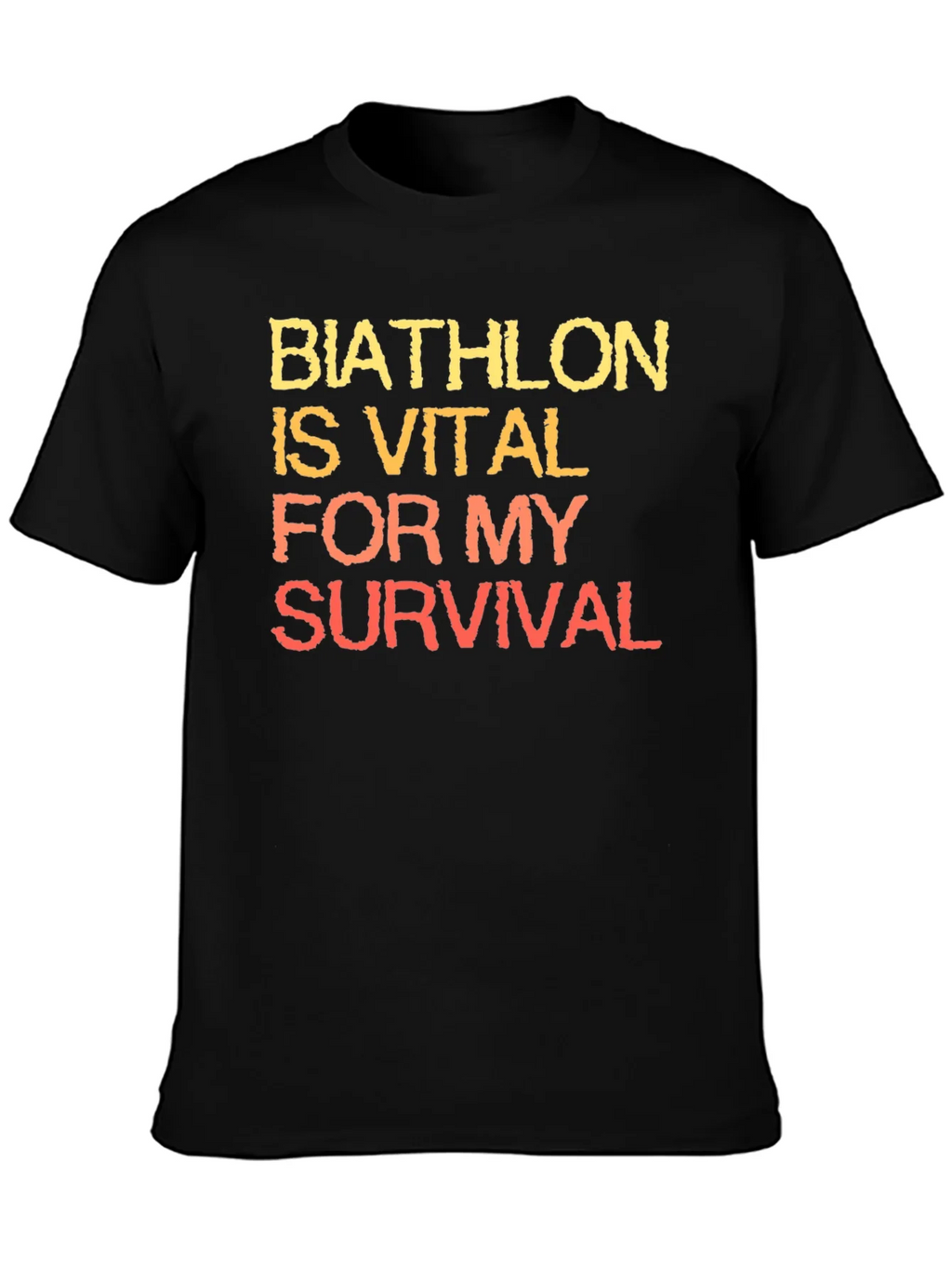 Biathlon is Vital for My Survival T-Shirt product image 3