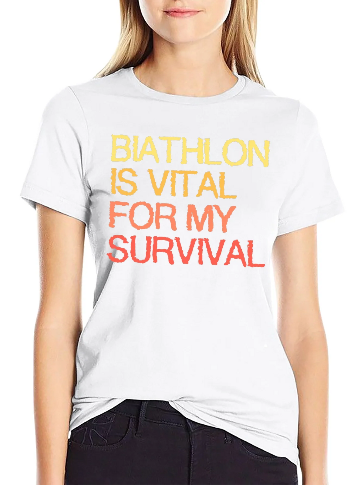 Biathlon is Vital for My Survival T-Shirt product image 8