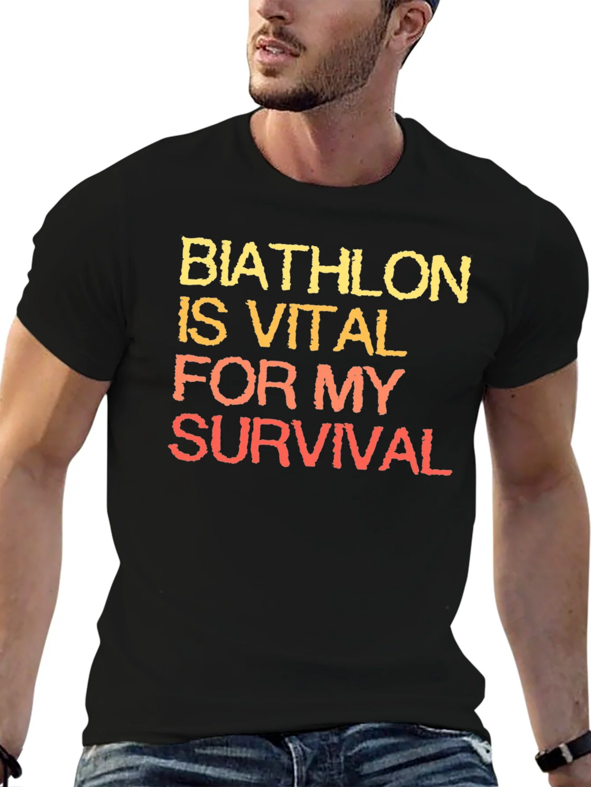 Biathlon is Vital for My Survival T-Shirt product image 6