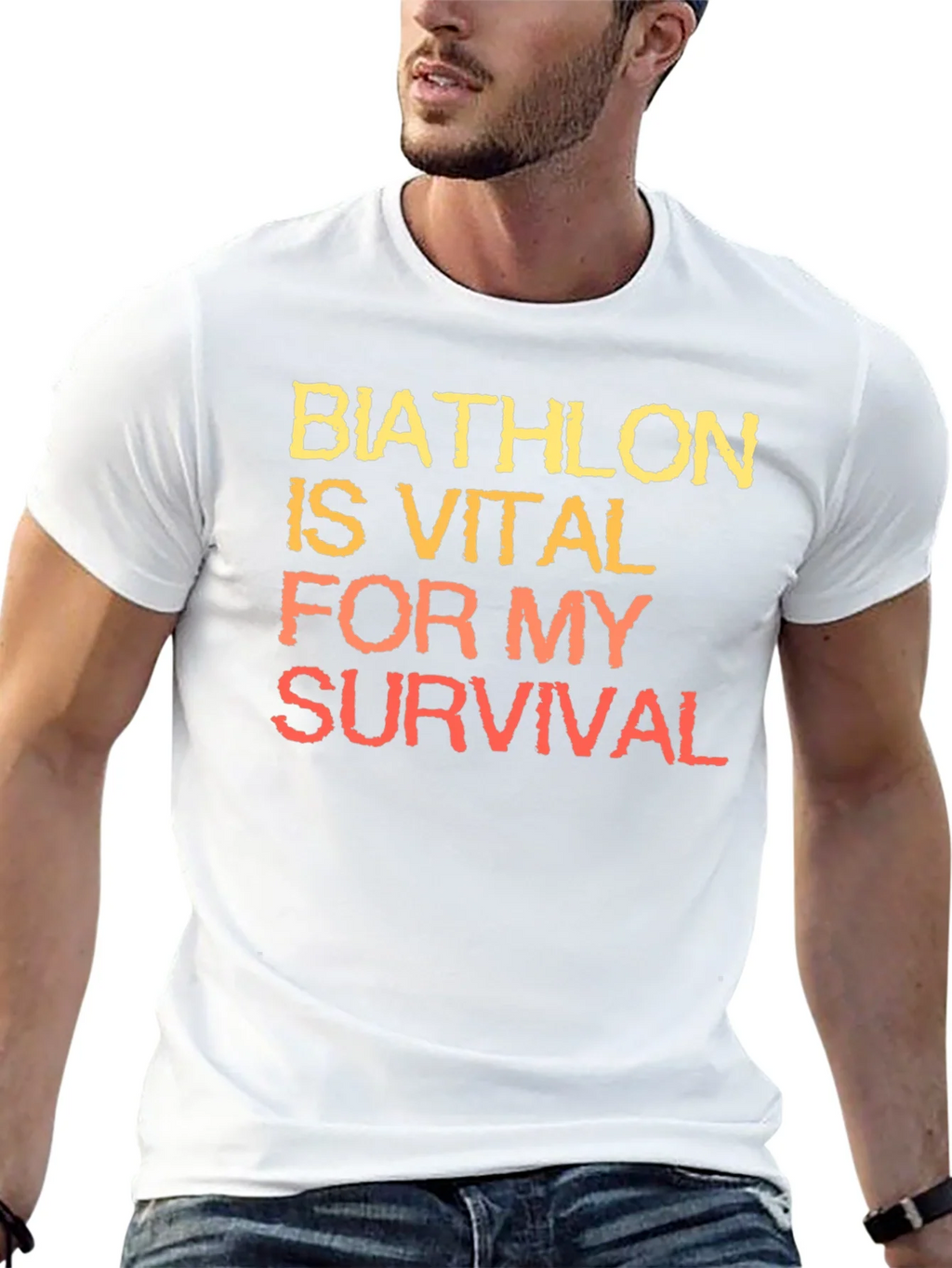 Biathlon is Vital for My Survival T-Shirt product image 12