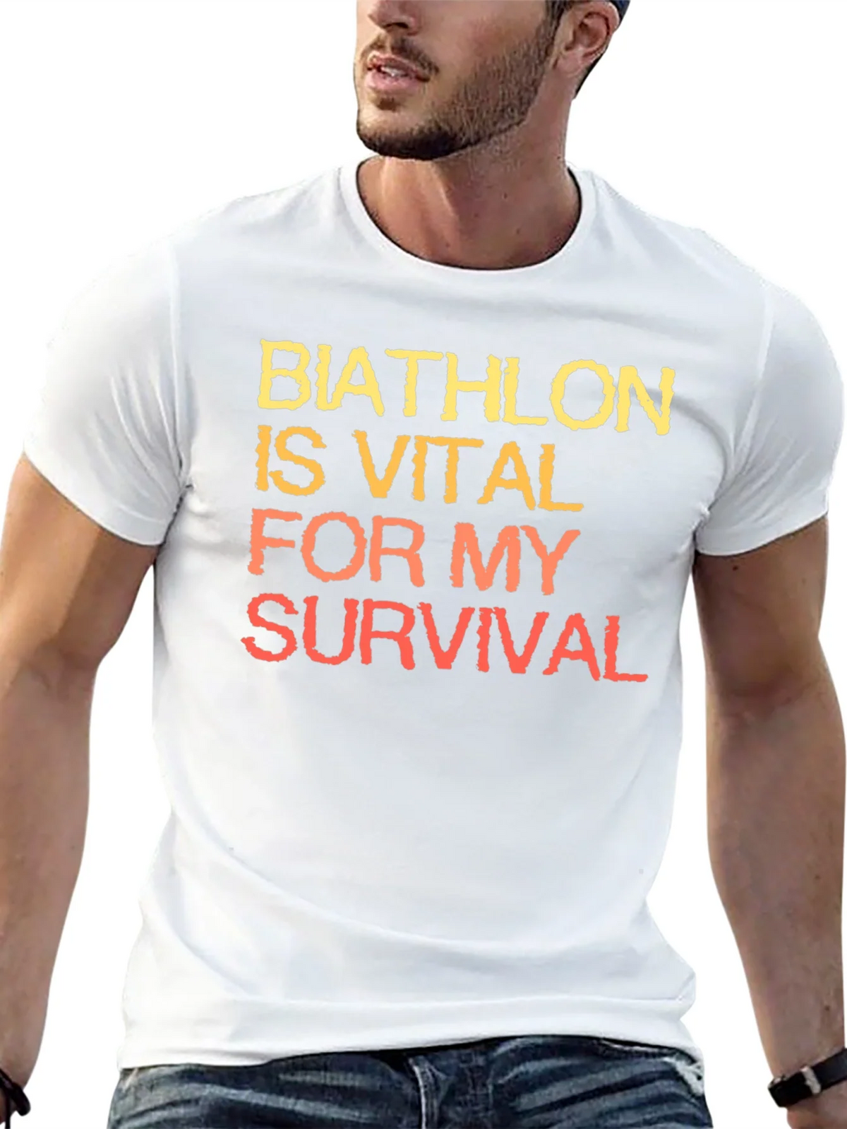 Biathlon is Vital for My Survival T-Shirt product image 12