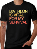 Biathlon is Vital for My Survival T-Shirt product image 1