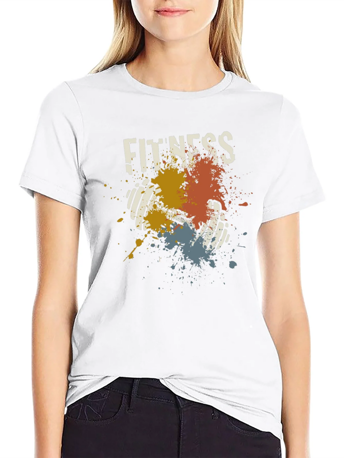 Fitness Dumbbell Graphic T-Shirt product image 8
