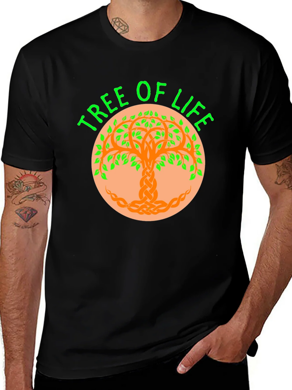 Tree of Life Graphic Tee - Celtic Knot Design product image 1