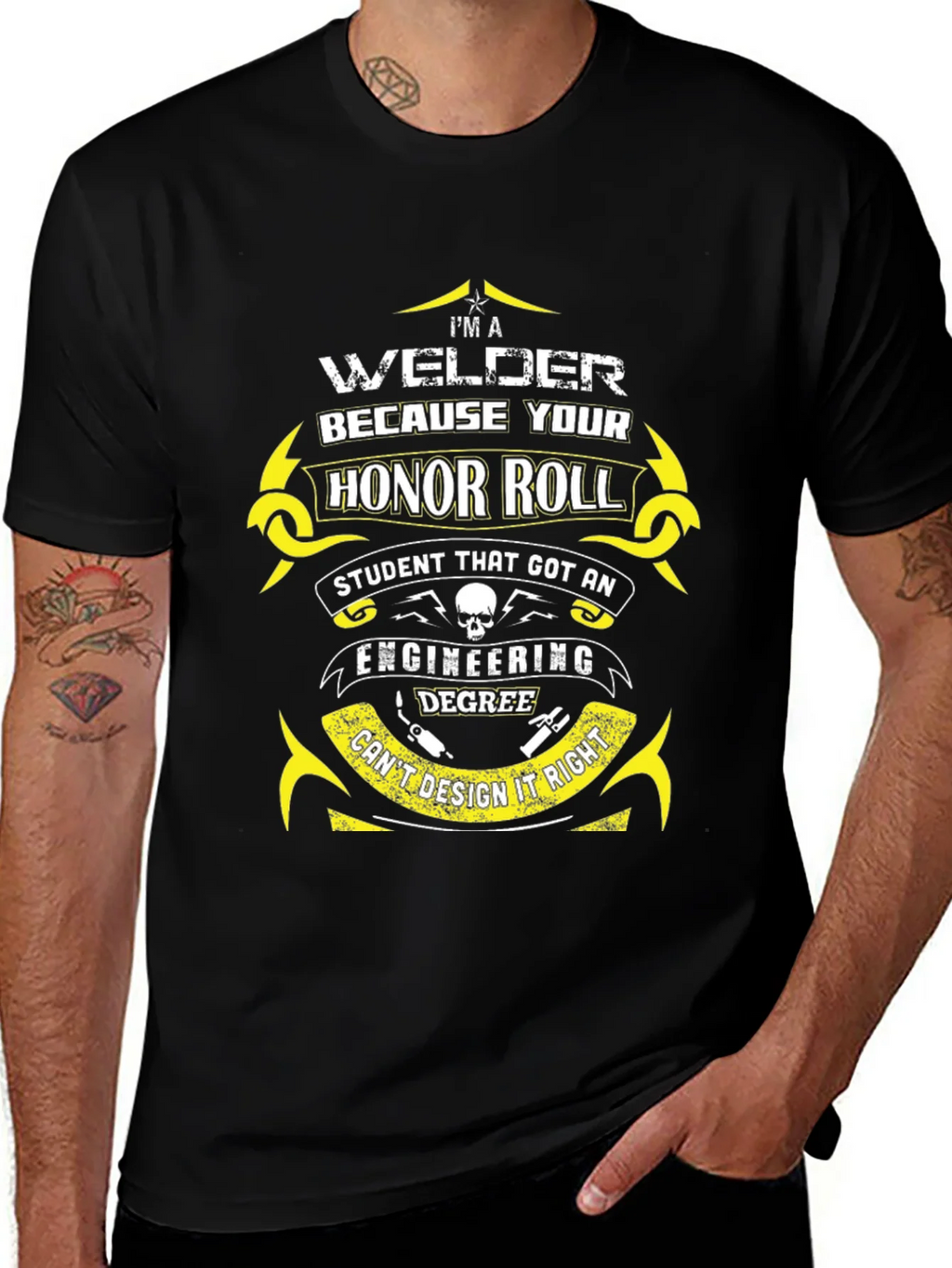 Welder Honor Roll T-Shirt - Funny Gift product image 1