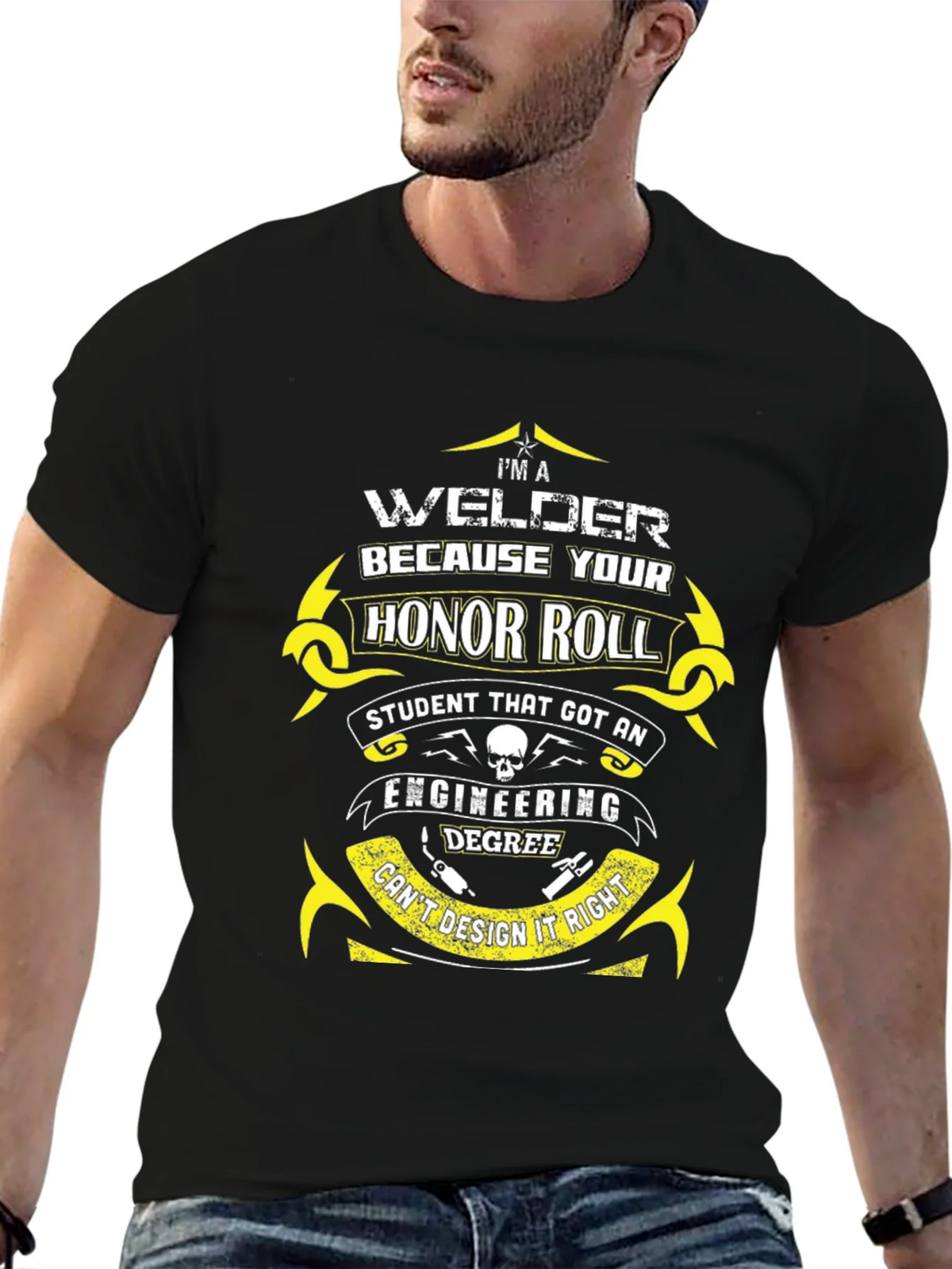 Welder Honor Roll T-Shirt - Funny Gift product image 6
