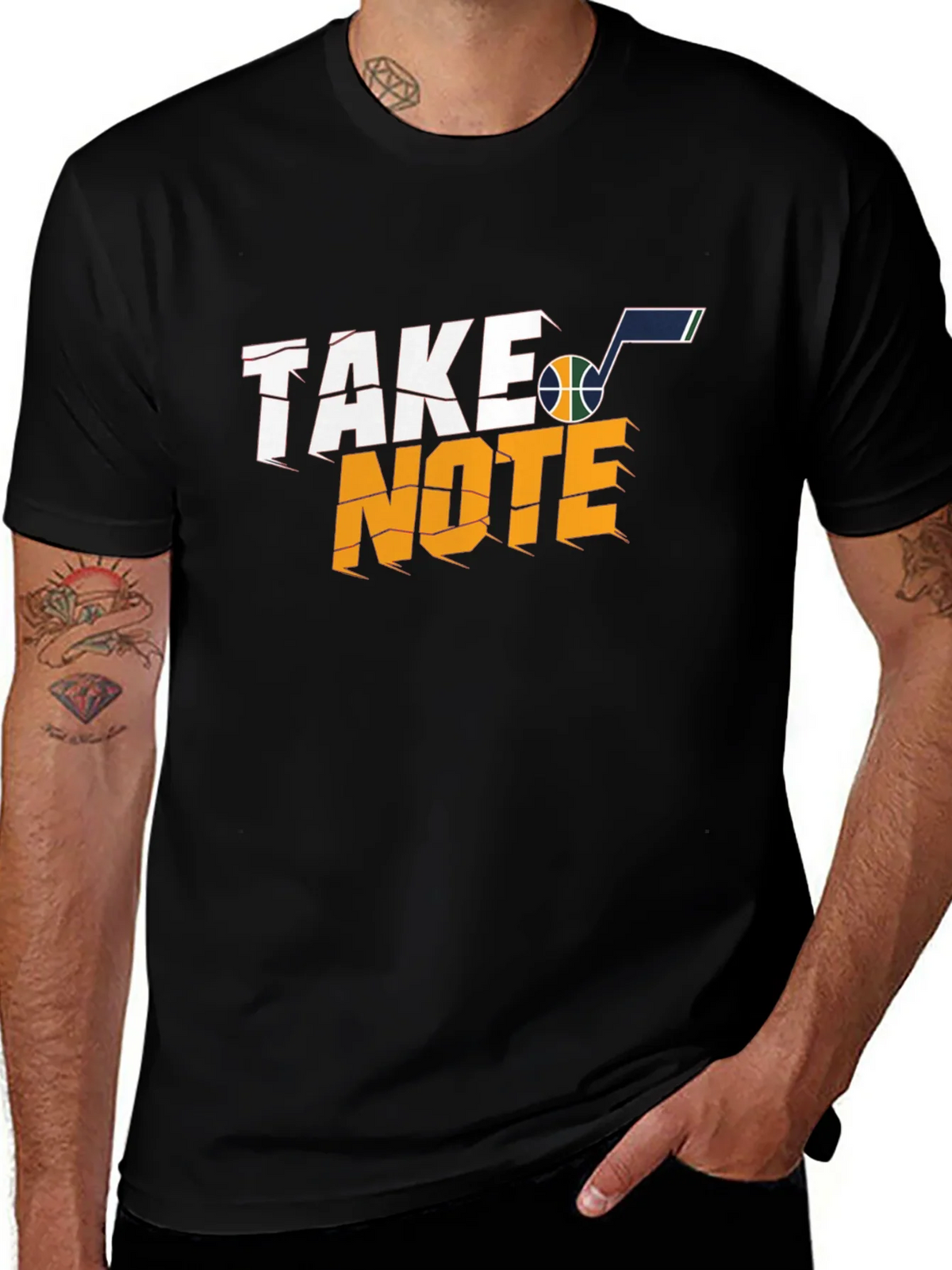 Take Note Jazz Fan T-Shirt product image 1