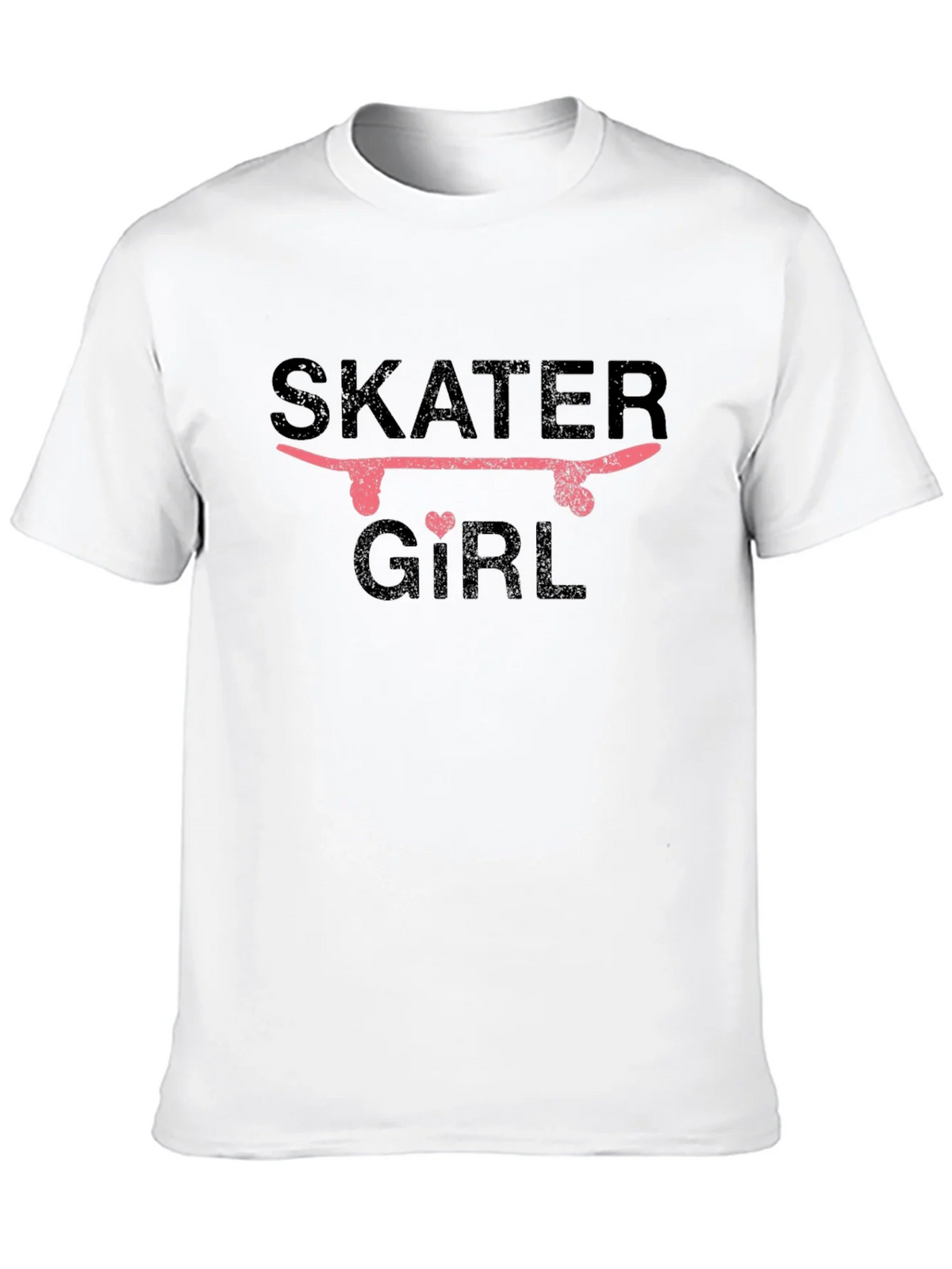 Skater Girl Graphic T-Shirt - Black product image 9