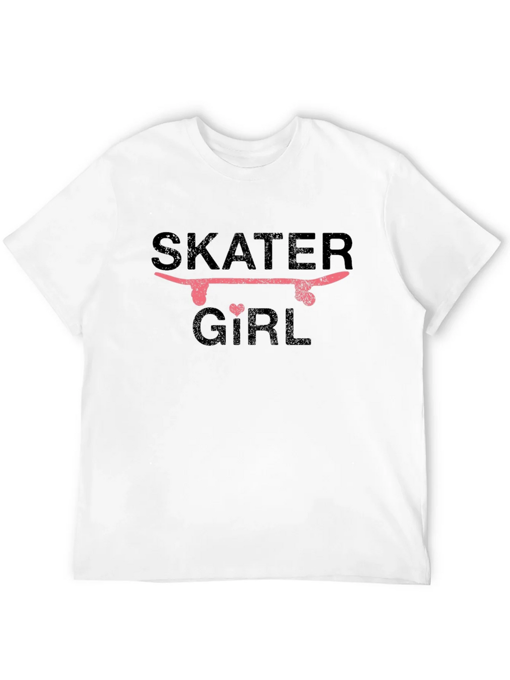 Skater Girl Graphic T-Shirt - Black product image 11