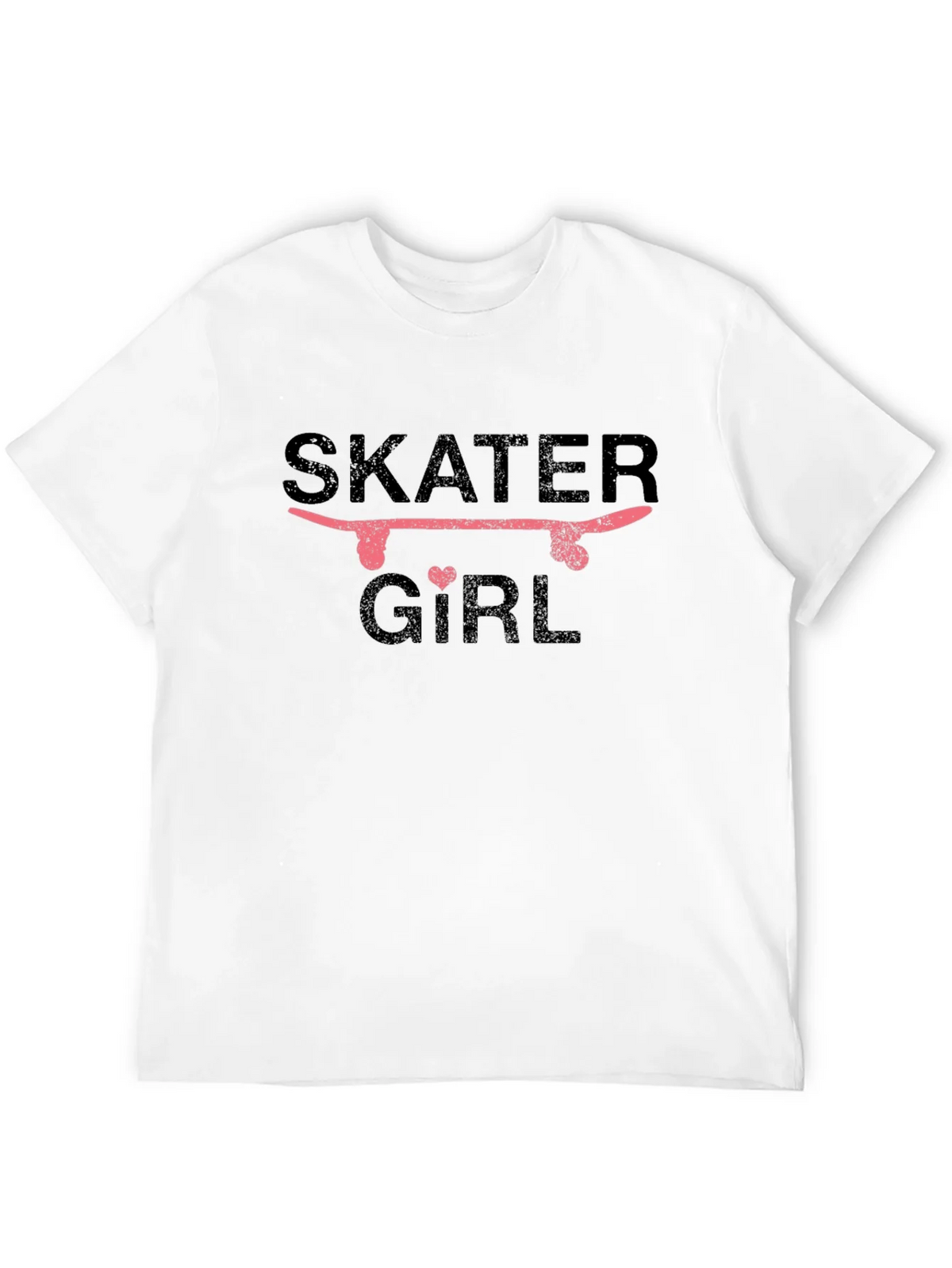 Skater Girl Graphic T-Shirt - Black product image 11