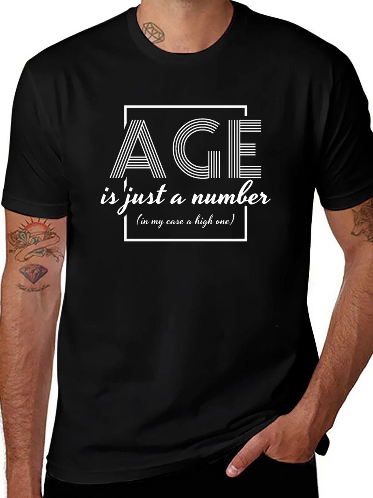 Age is Just a Number Graphic T-Shirt product image 1