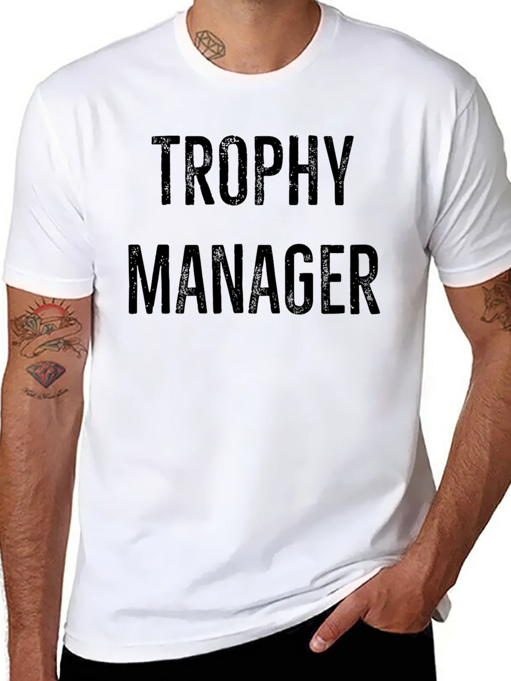 Trophy Manager Graphic T-Shirt - Black product image 7