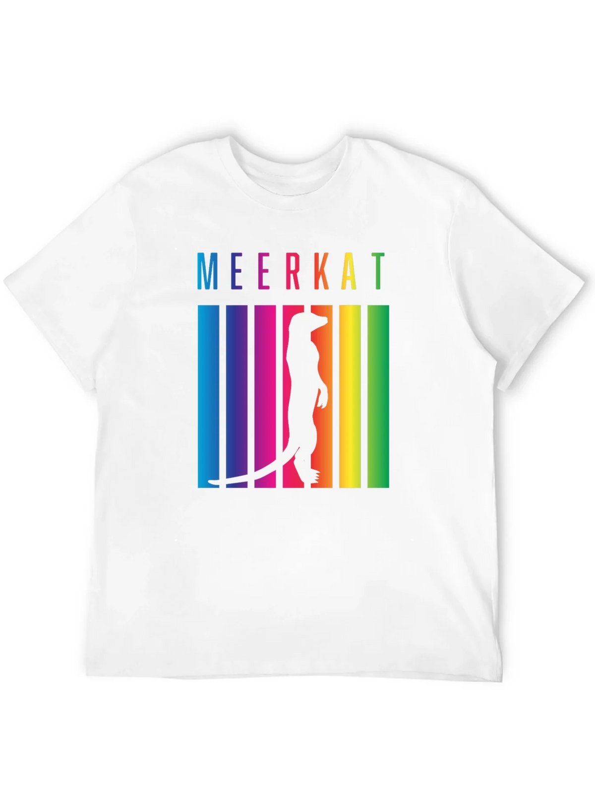 Meerkat Rainbow T-Shirt - Novelty Graphic Tee product image 11