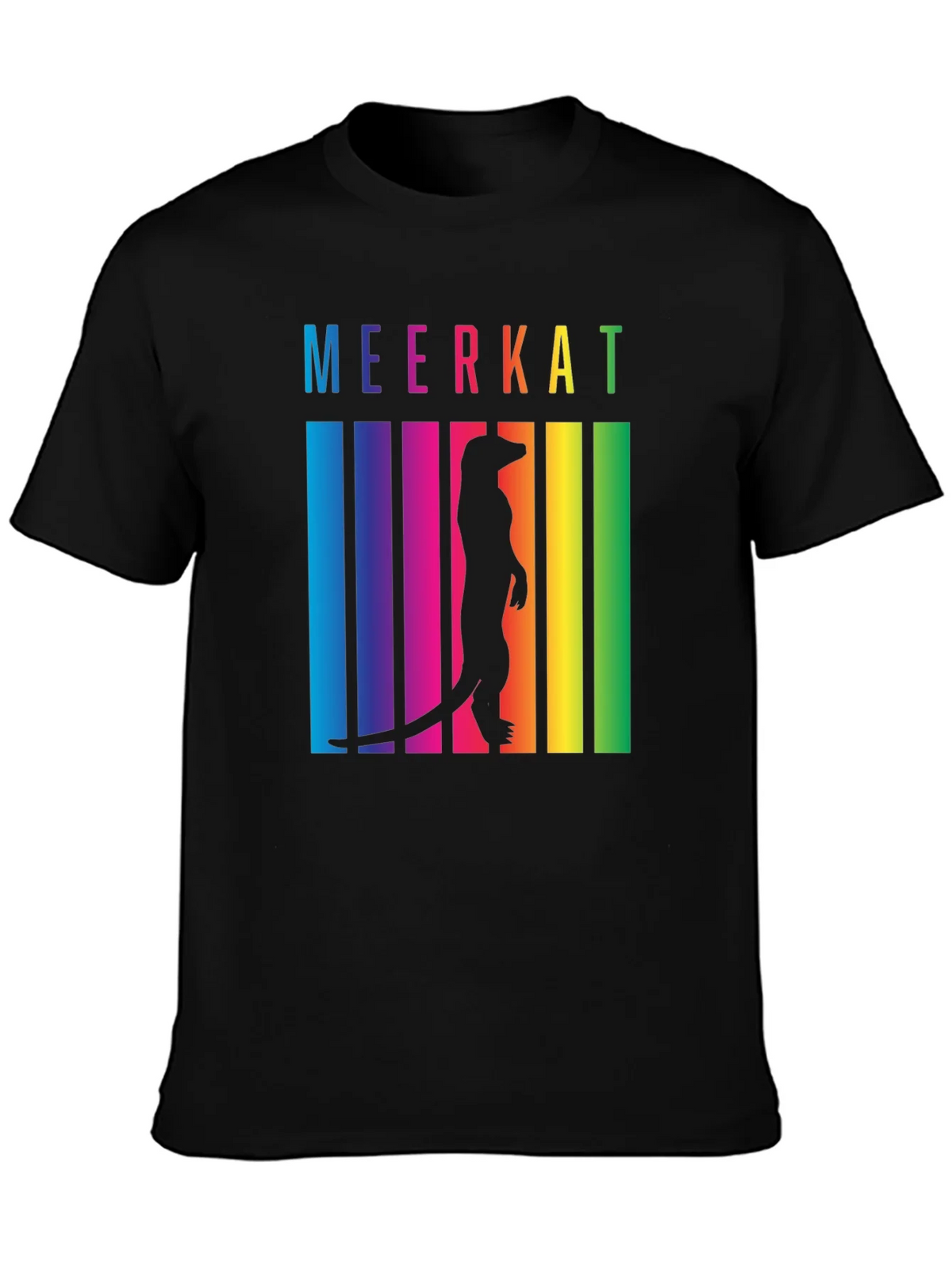 Meerkat Rainbow T-Shirt - Novelty Graphic Tee product image 3