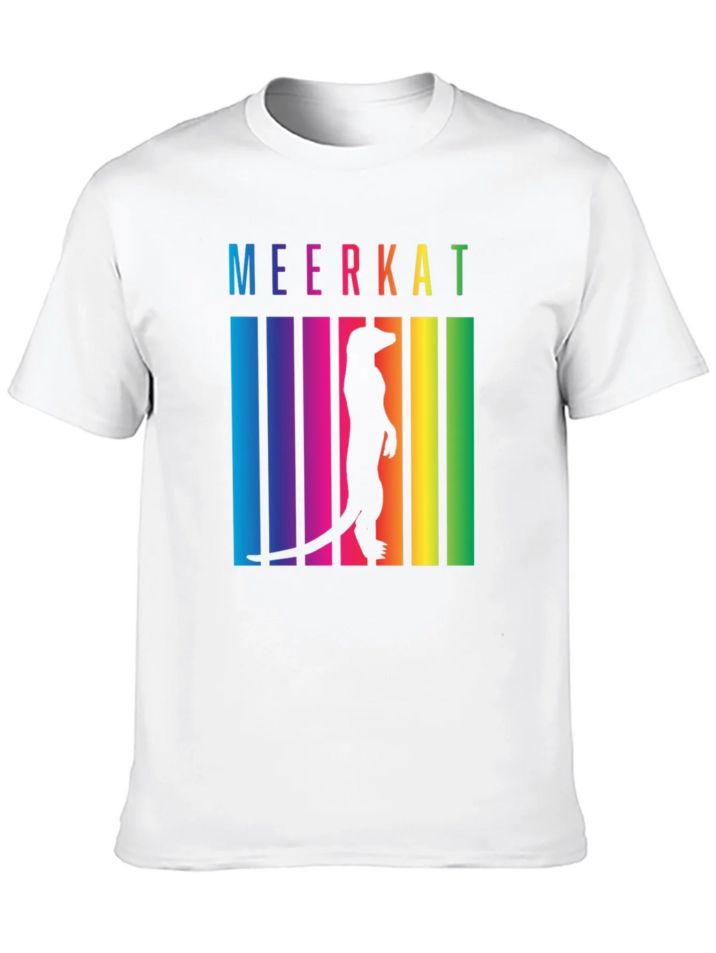 Meerkat Rainbow T-Shirt - Novelty Graphic Tee product image 9