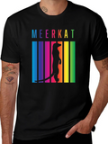 Meerkat Rainbow T-Shirt - Novelty Graphic Tee product image 1