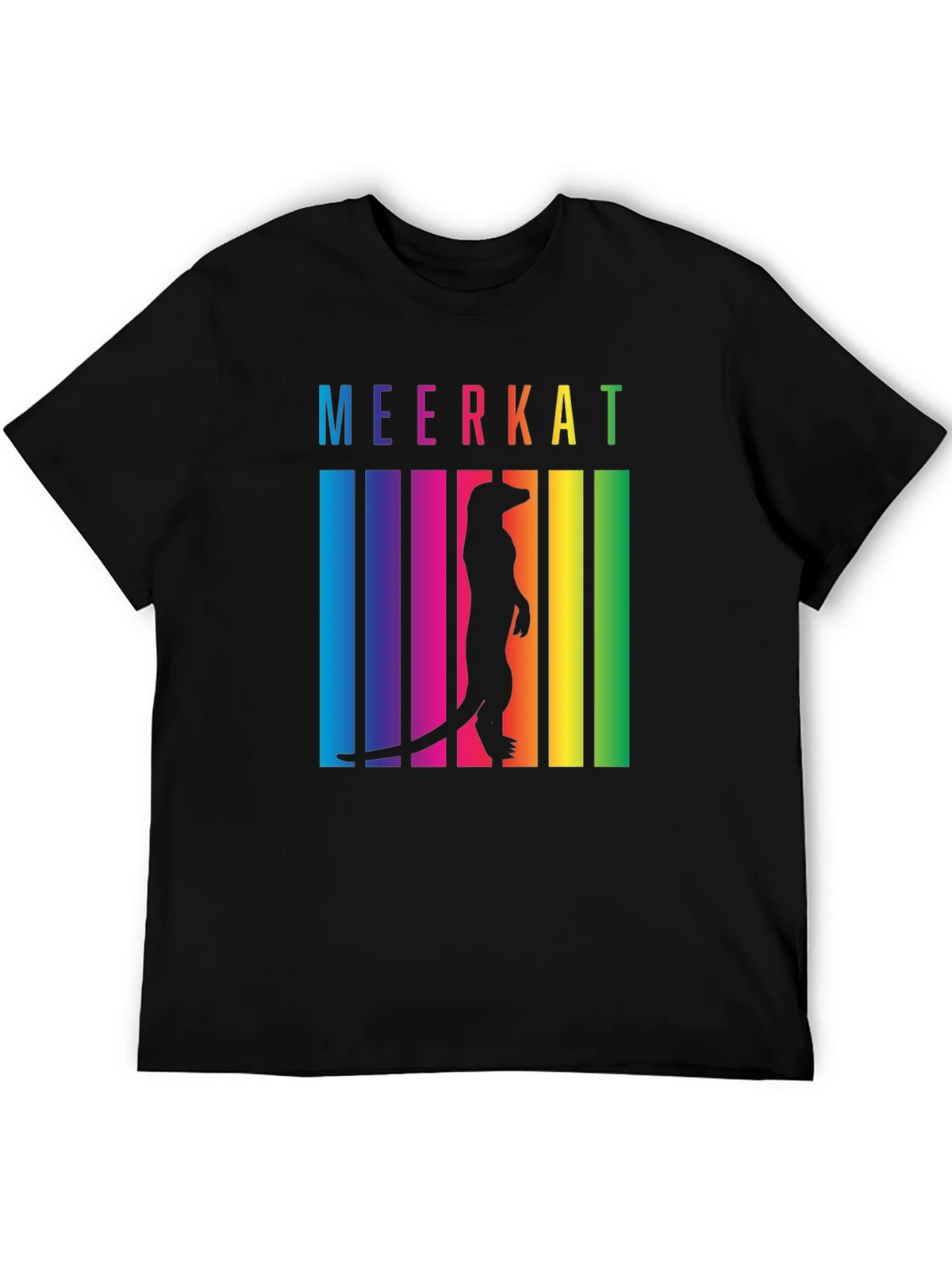 Meerkat Rainbow T-Shirt - Novelty Graphic Tee product image 5