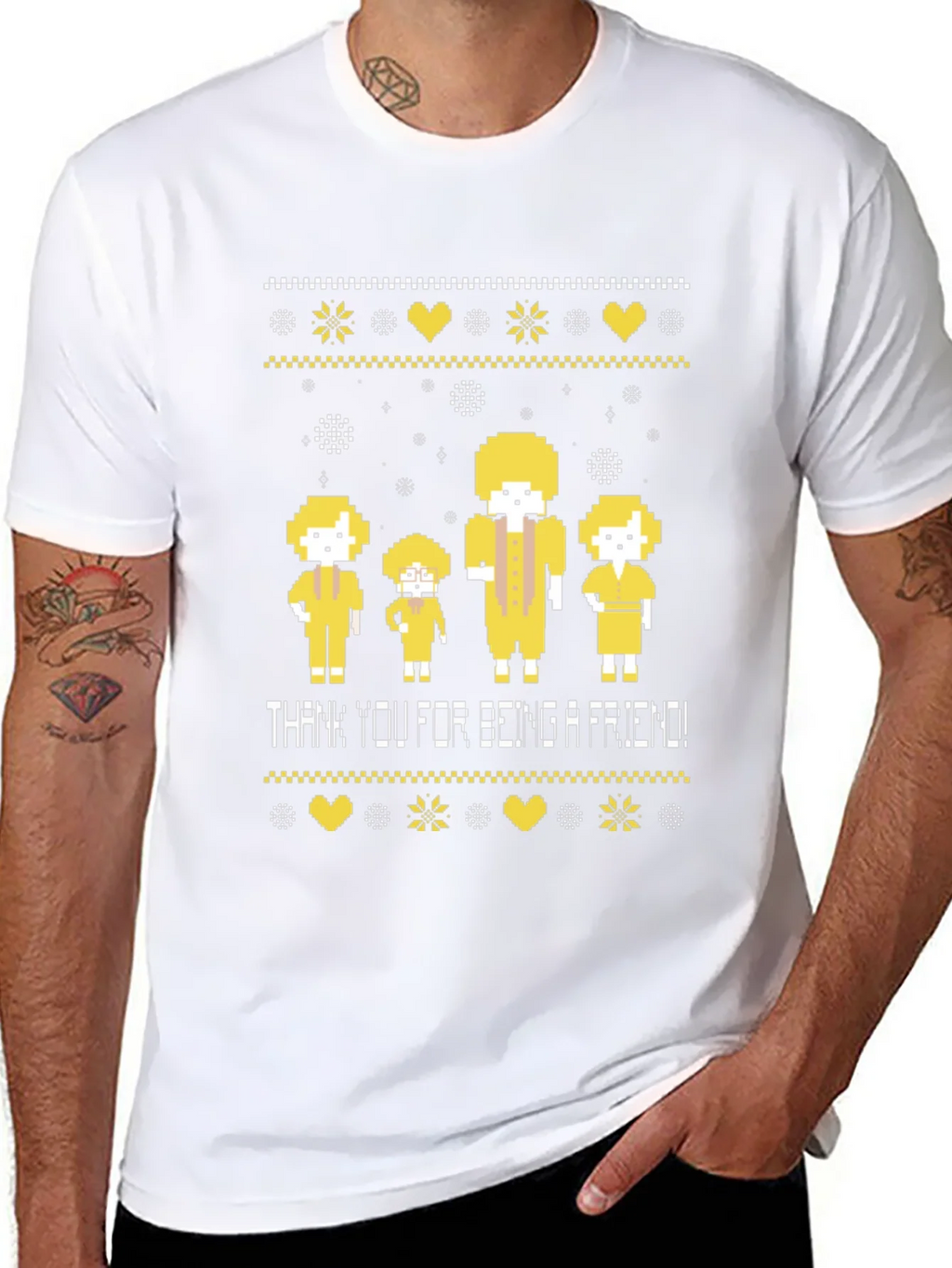 Golden Girls Pixel Art Thank You For Being A Friend Black product image 7