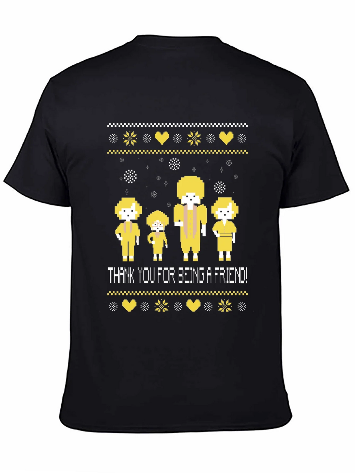 Golden Girls Pixel Art Thank You For Being A Friend Black product image 4