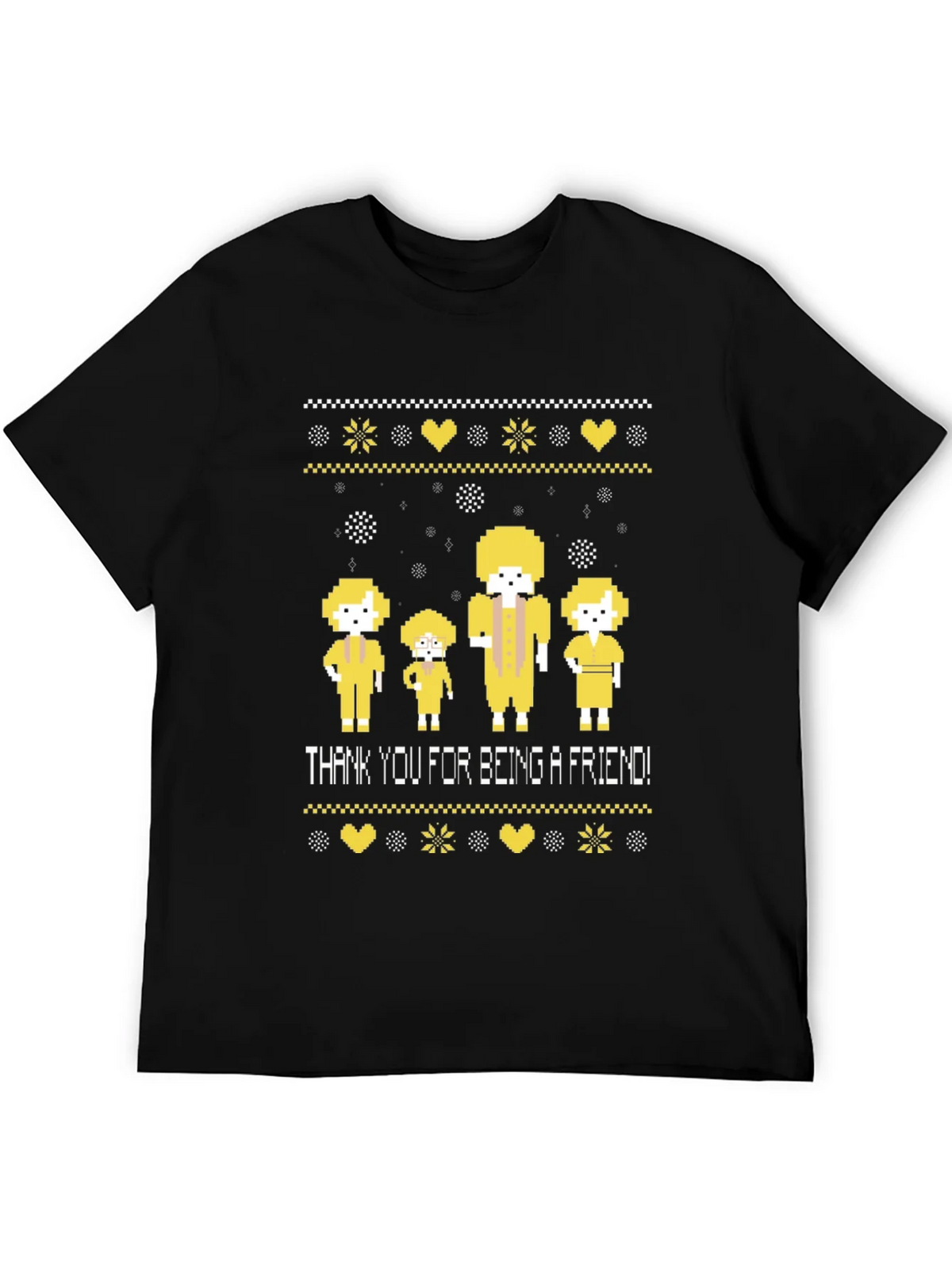 Golden Girls Pixel Art Thank You For Being A Friend Black product image 5