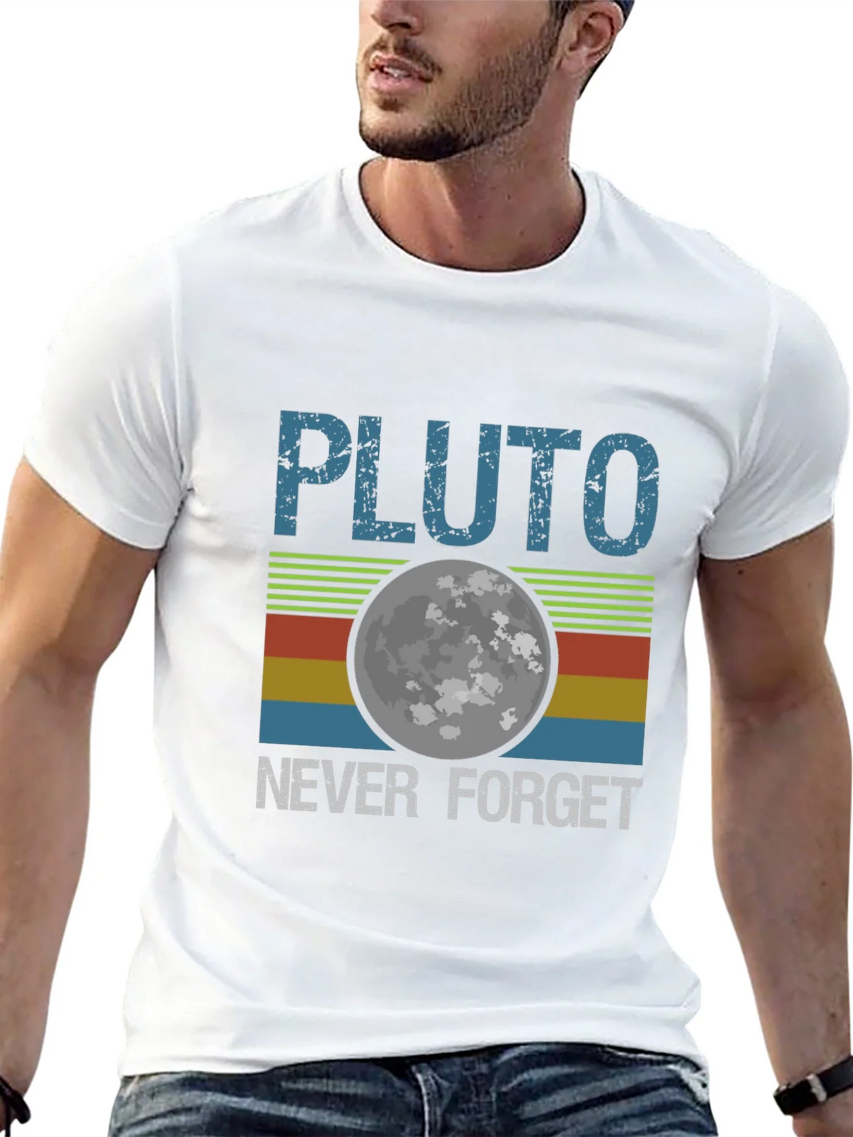 Pluto Never Forget Graphic T-Shirt product image 11