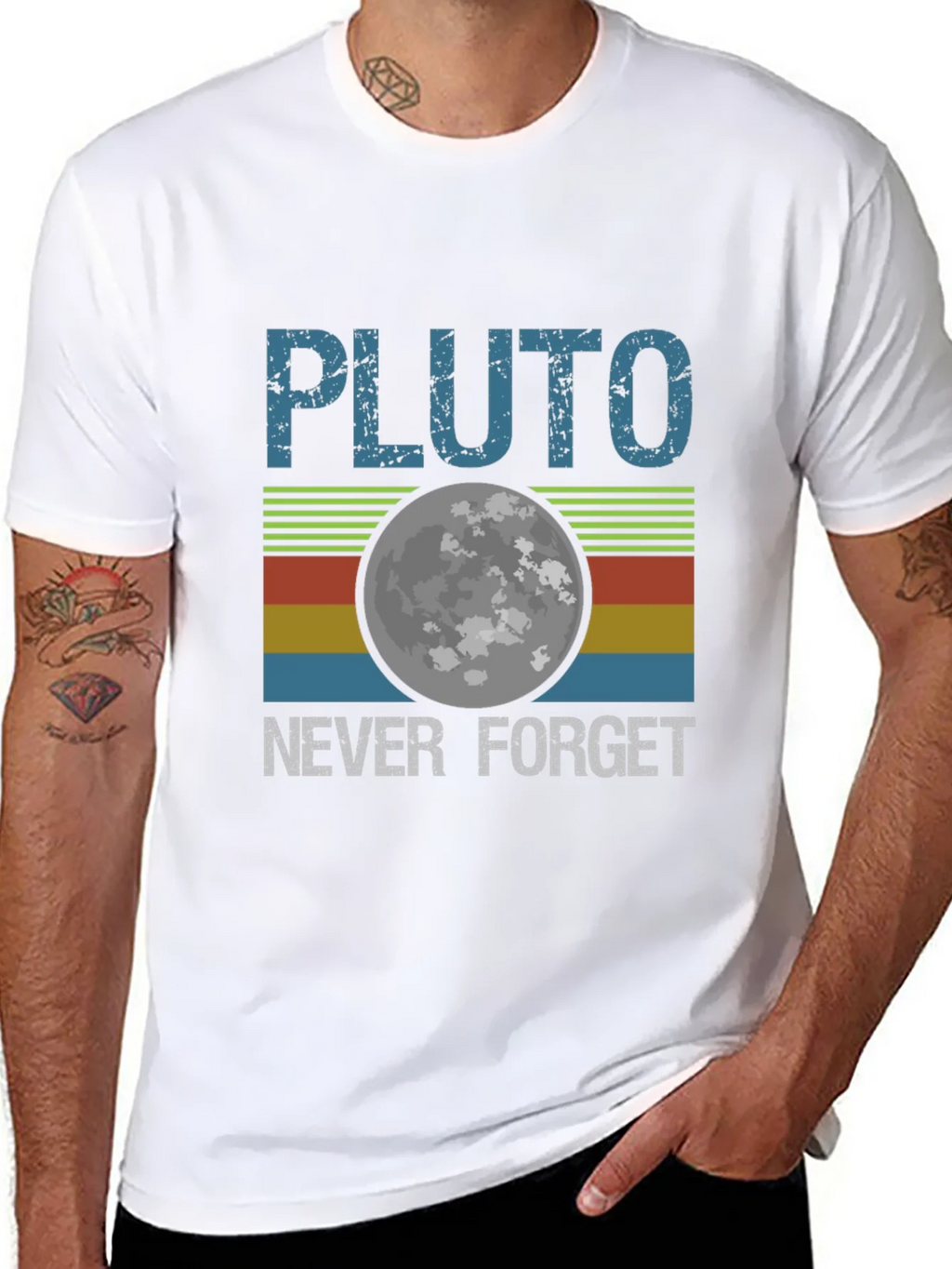 Pluto Never Forget Graphic T-Shirt product image 6