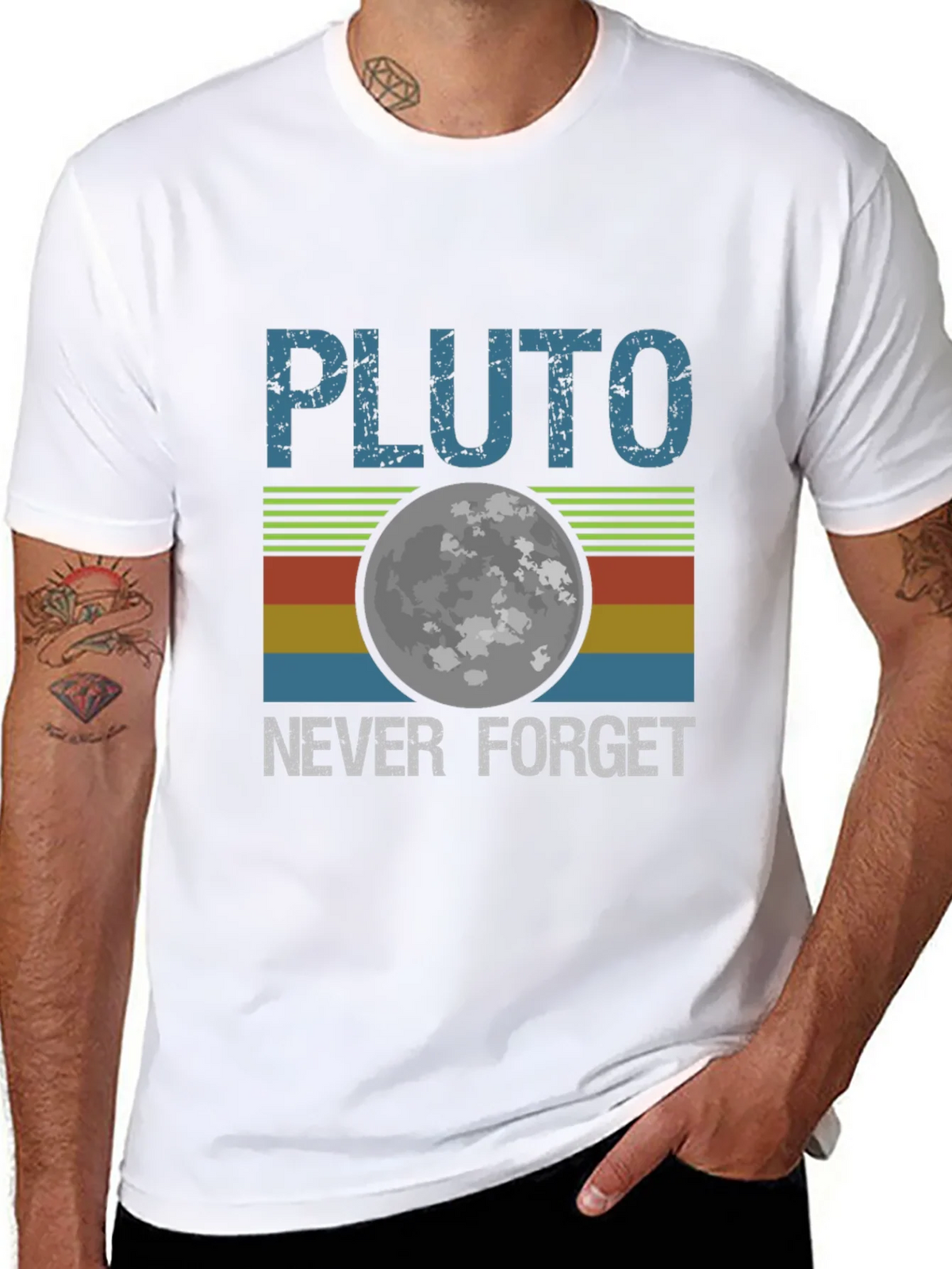 Pluto Never Forget Graphic T-Shirt product image 6